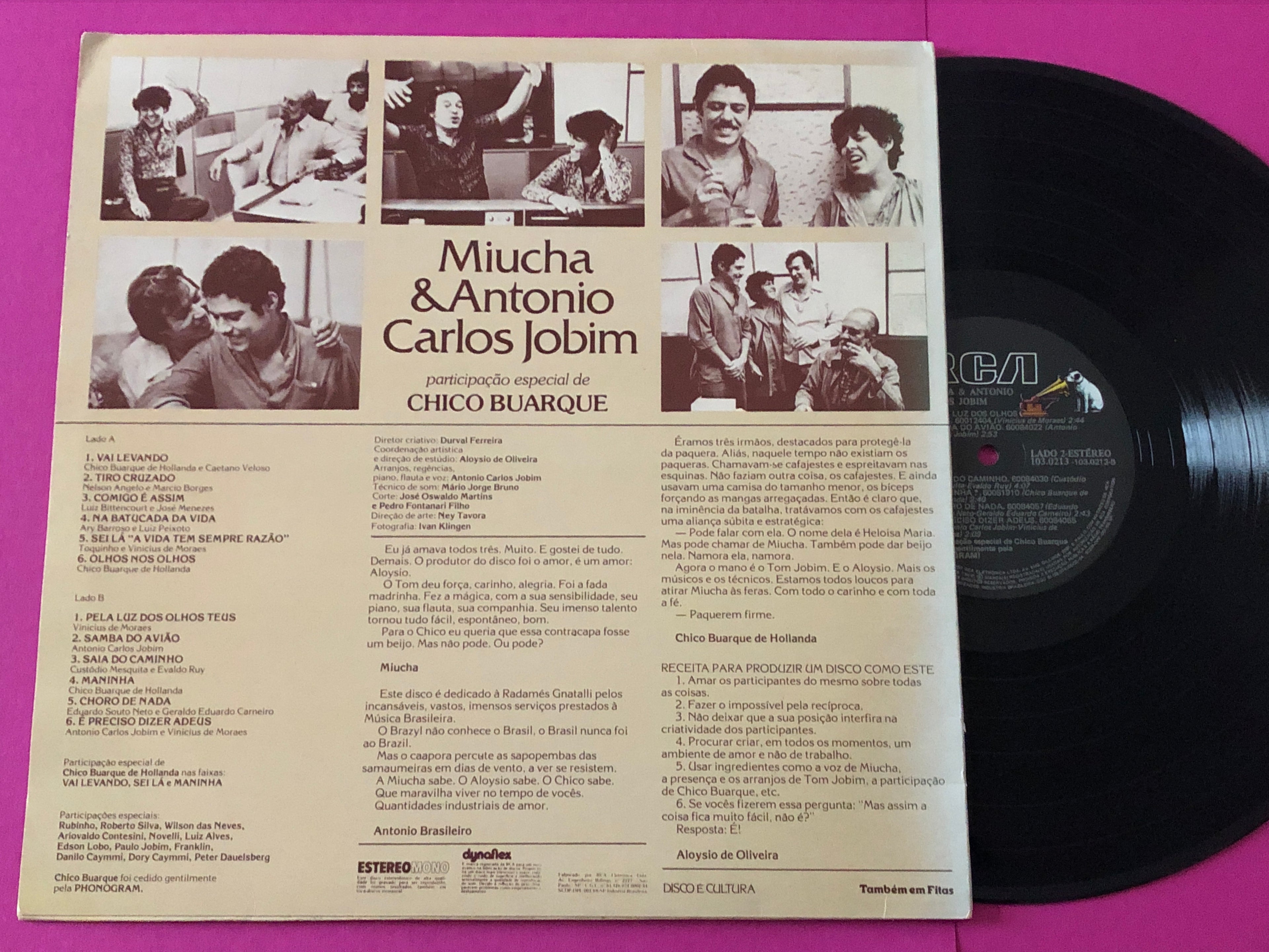 Miucha & Antonio Carlos Jobim : Miucha & Antonio Carlos Jobim (LP,Album)