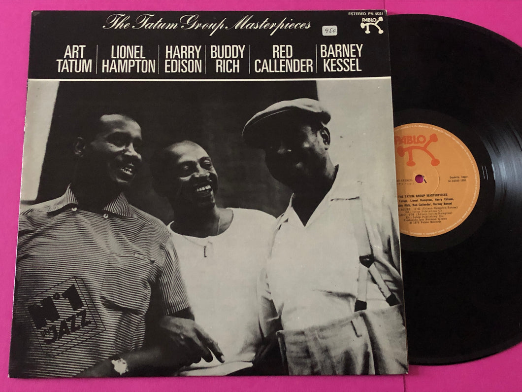 Art Tatum / Lionel Hampton / Harry Edison / Buddy Rich / Red Callender / Barney Kessel : The Tatum Group Masterpieces (LP,Album)