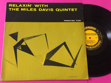 Load image into Gallery viewer, Miles Davis Quintet, The : Relaxin&#39; With The Miles Davis Quintet (LP,Album,Reissue,Mono)
