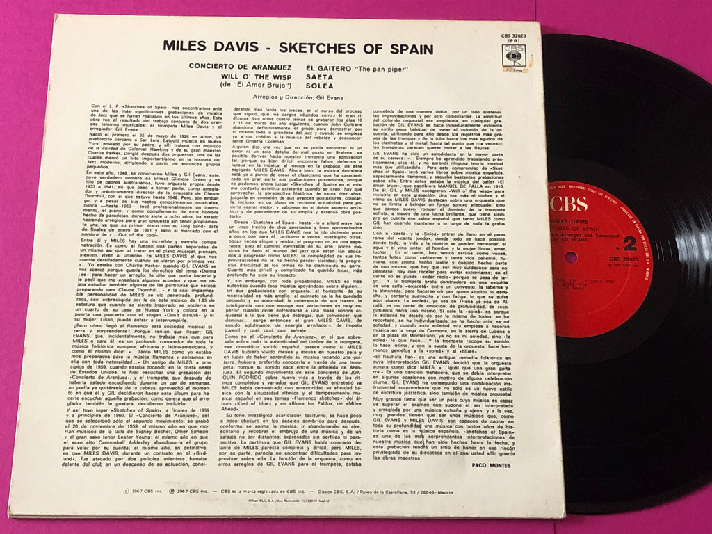 Miles Davis : Sketches Of Spain (LP,Album,Reissue)