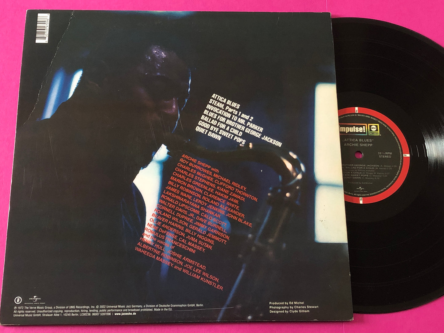 Archie Shepp : Attica Blues (LP,Album,Reissue,Stereo)