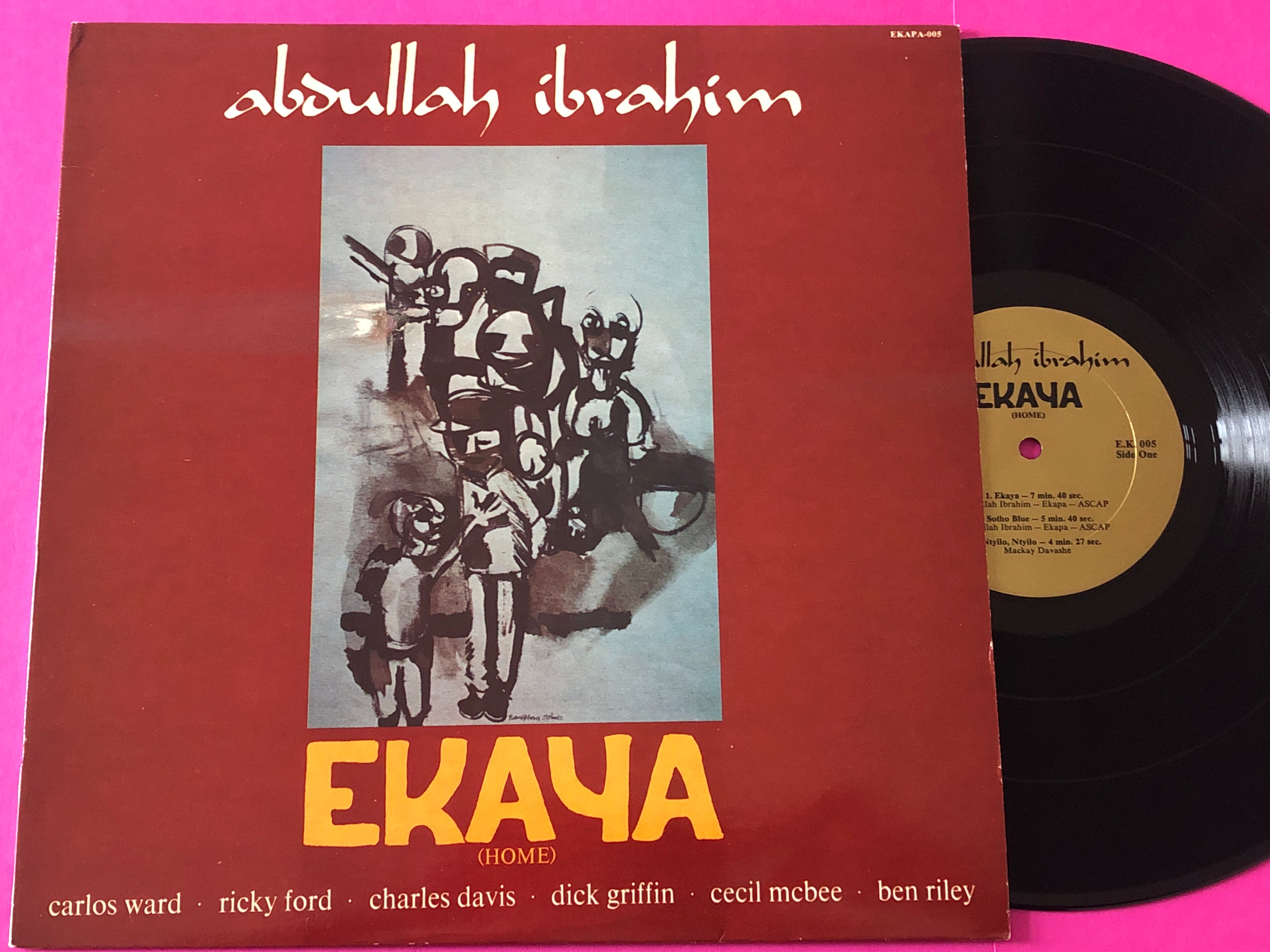 Abdullah Ibrahim : Ekaya (Home) (LP,Album)