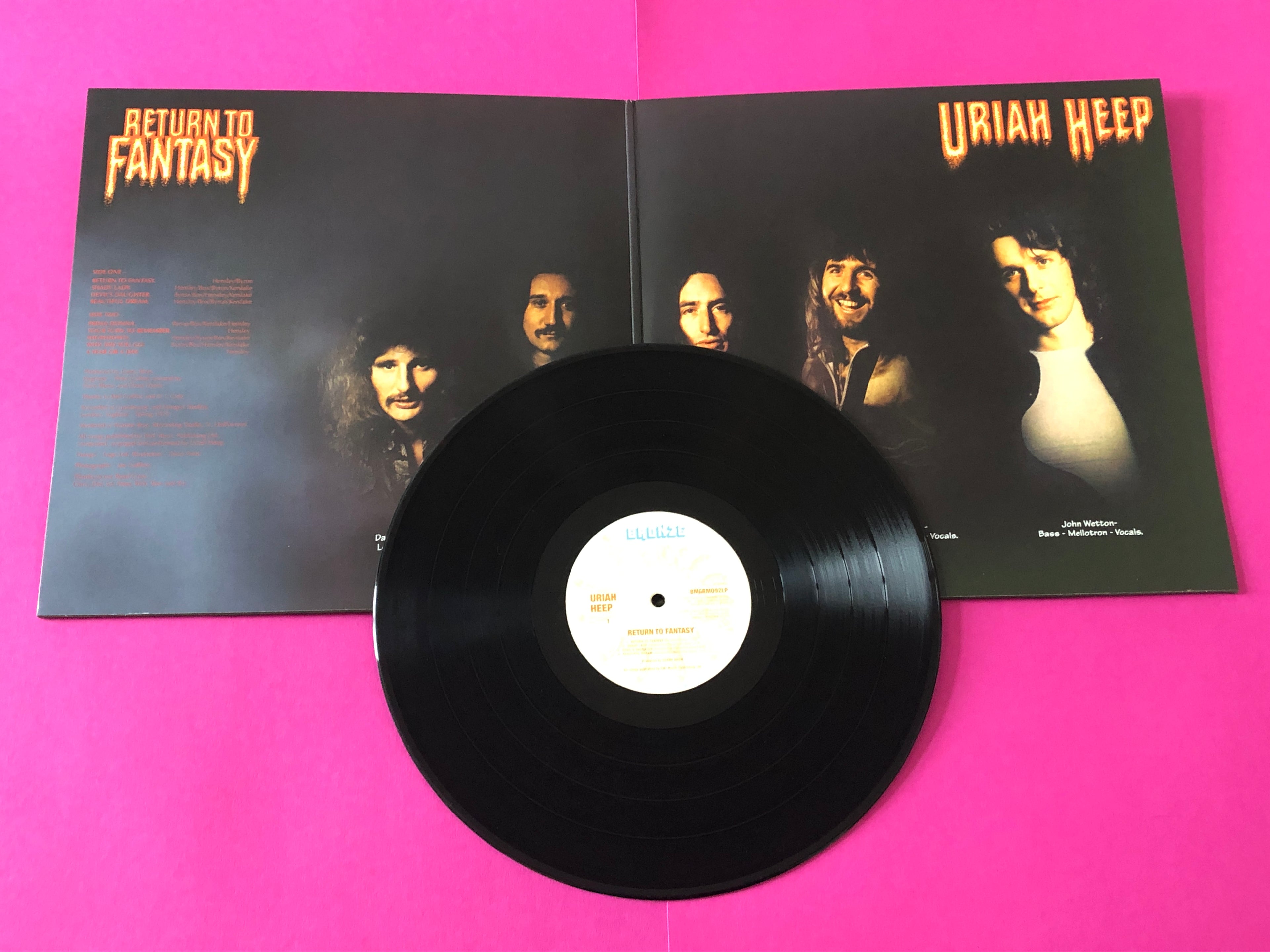 Uriah Heep : Return To Fantasy (LP,Album,Reissue)