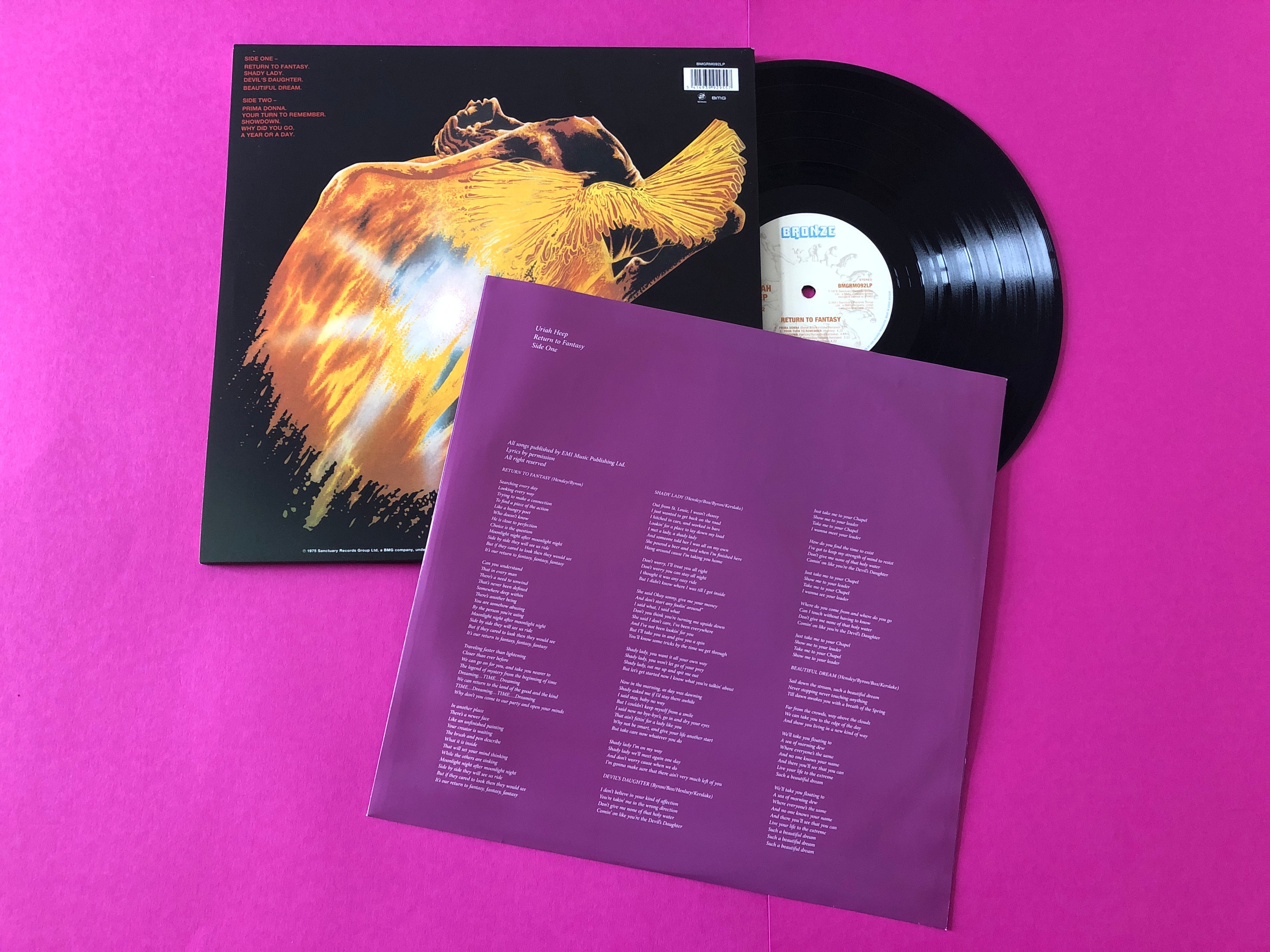 Uriah Heep : Return To Fantasy (LP,Album,Reissue)