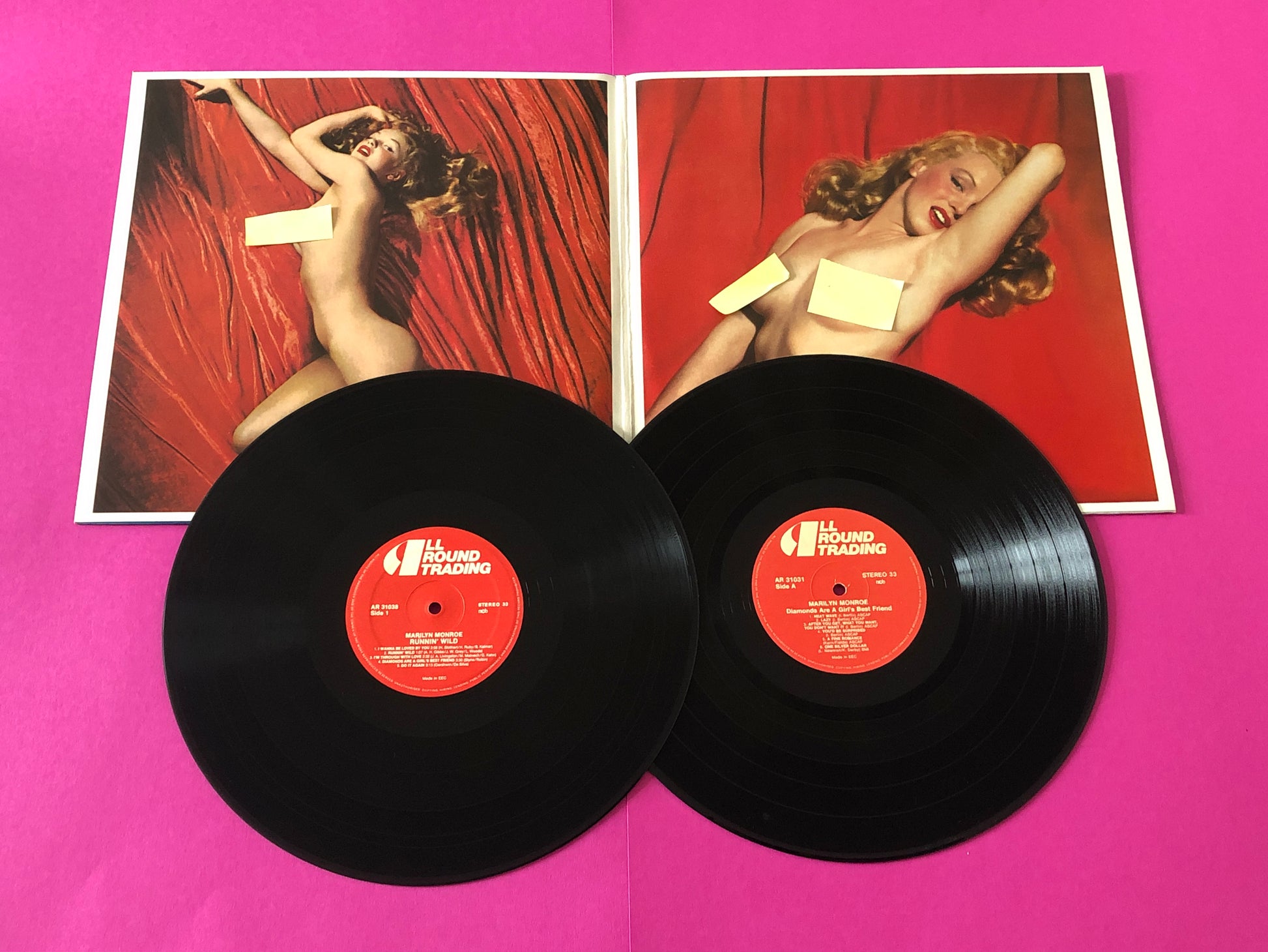 Marilyn Monroe : Marilyn Monroe, Marilyn Monroe Runnin' Wild (LP,Compilation)