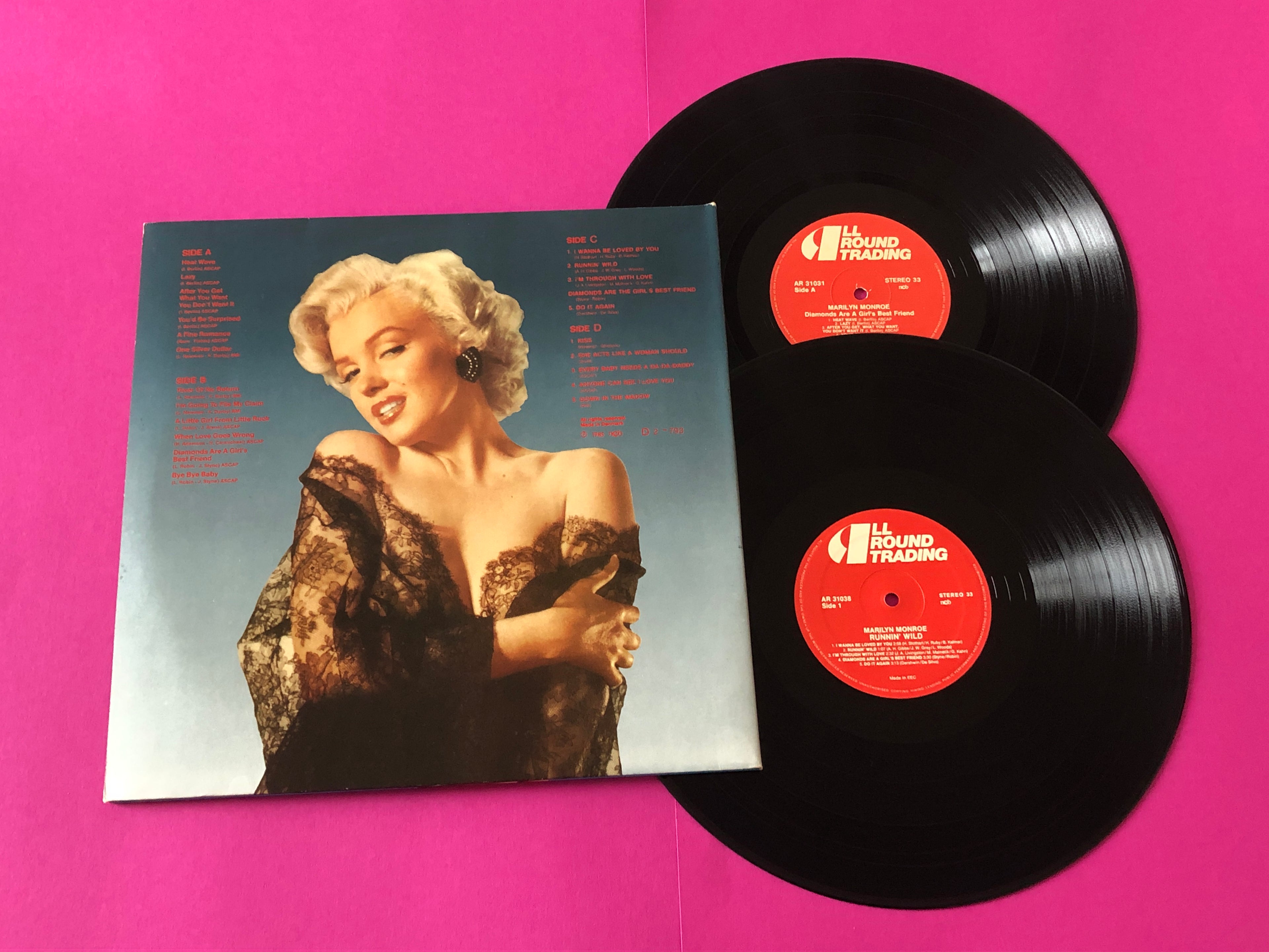 Marilyn Monroe : Marilyn Monroe, Marilyn Monroe Runnin' Wild (LP,Compilation)