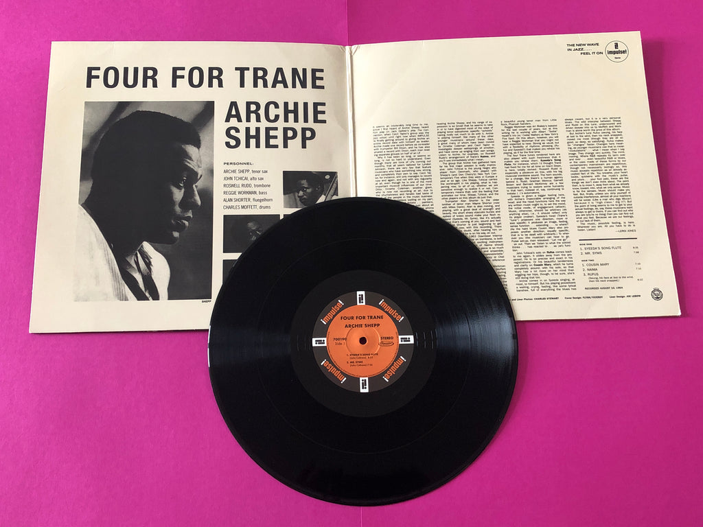 Archie Shepp : Four For Trane (LP,Album,Reissue,Stereo)