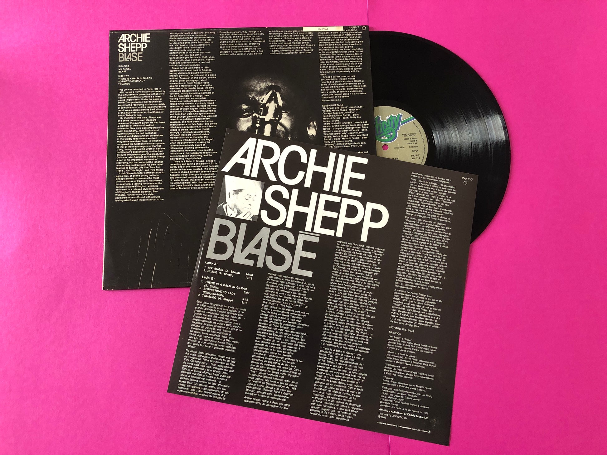Archie Shepp : Blasé (LP,Album,Reissue)