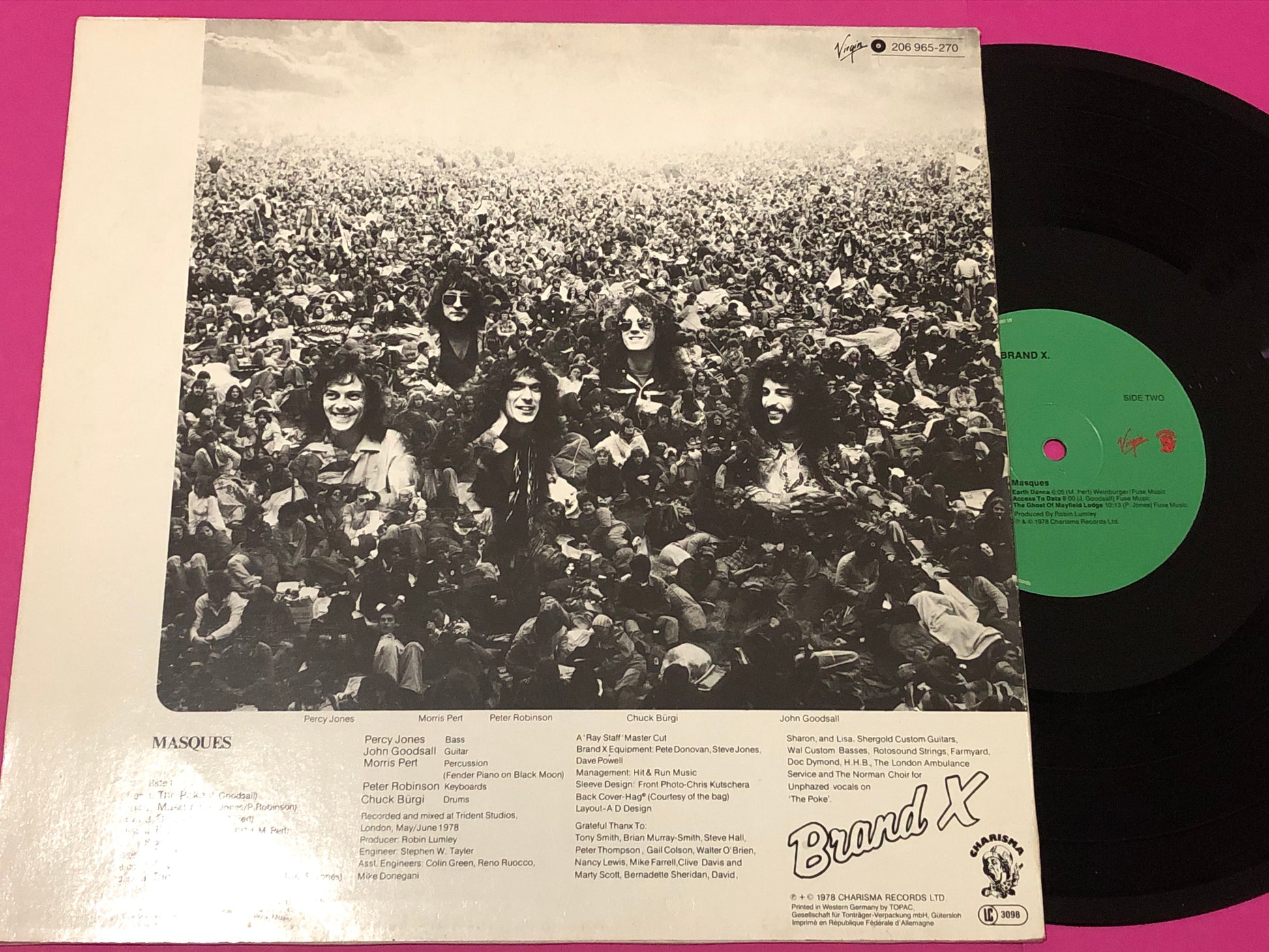 Brand X (3) : Masques (LP,Album,Reissue)