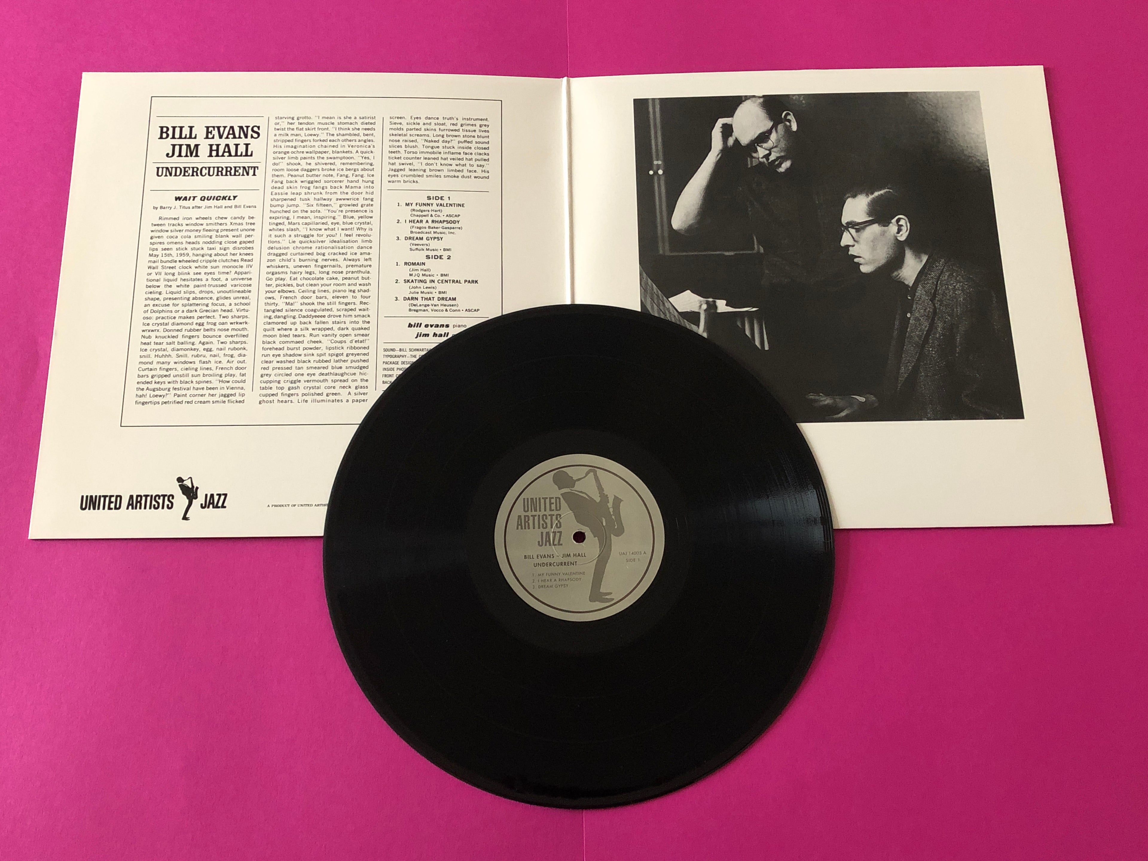 Bill Evans - Jim Hall : Undercurrent (LP,Album,Reissue,Mono)