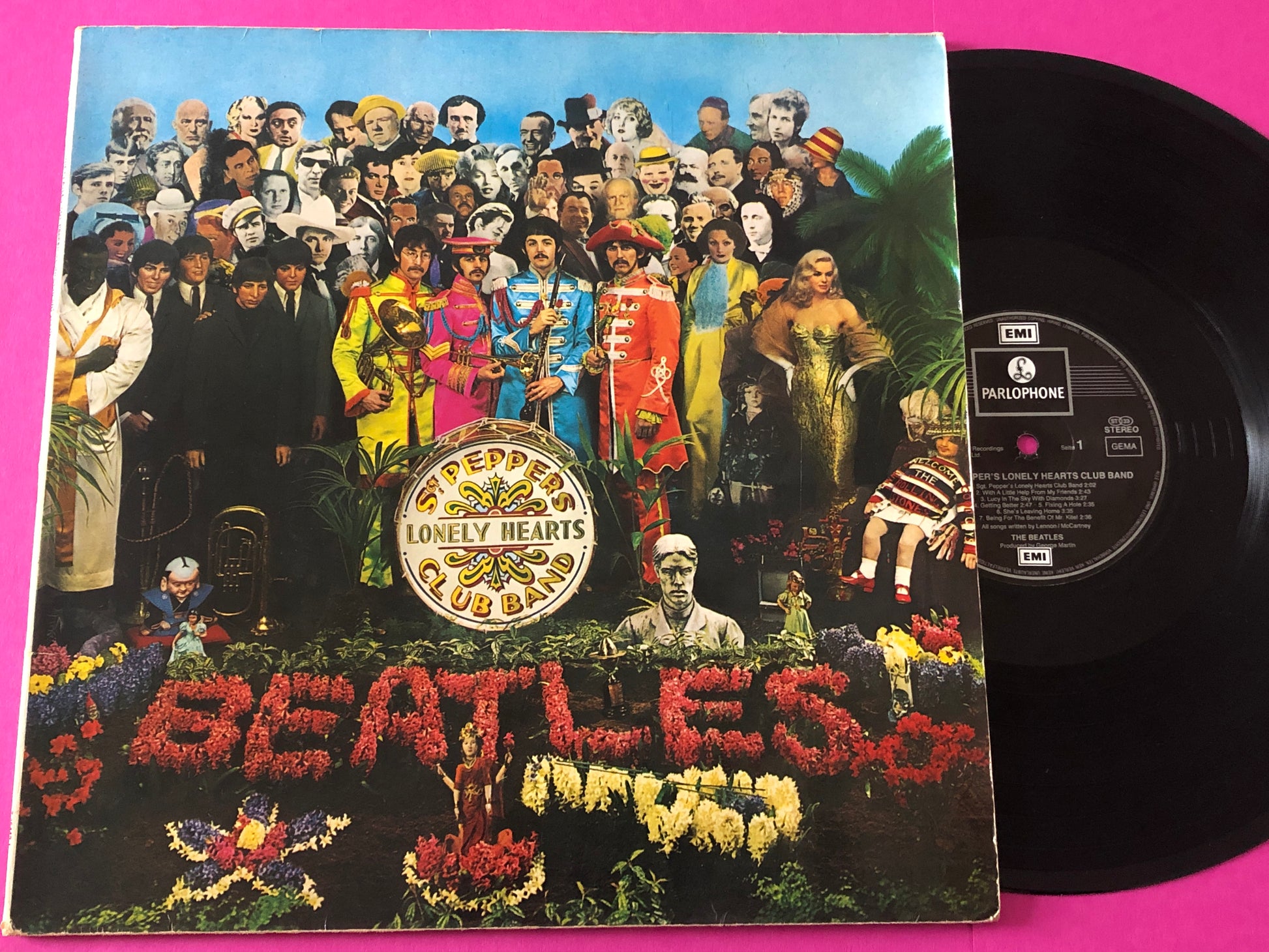 Beatles, The : Sgt. Pepper's Lonely Hearts Club Band (LP,Stereo,Album,Reissue)