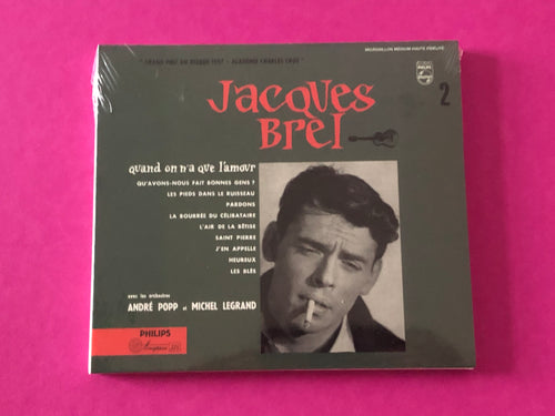 Jacques Brel : Quand On N'A Que L'Amour - Avec Les Orchestres  André Popp Et Michel Legrand (Reissue,Remastered)