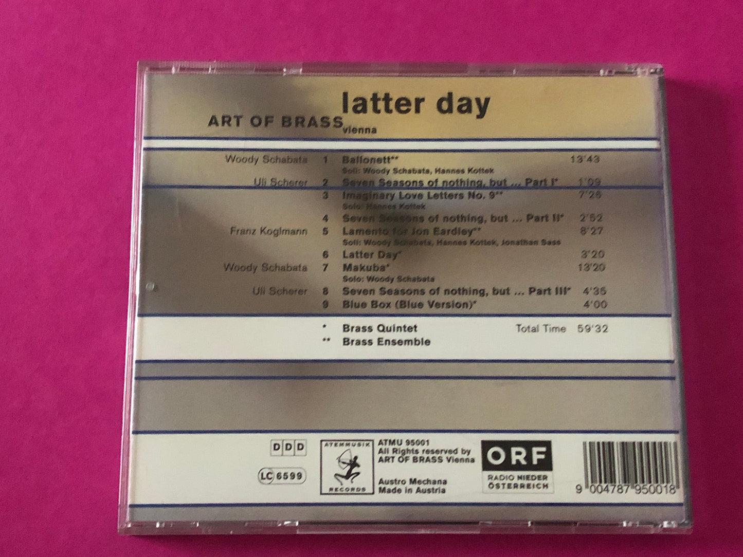 Art Of Brass Vienna : Latter Day (Album)