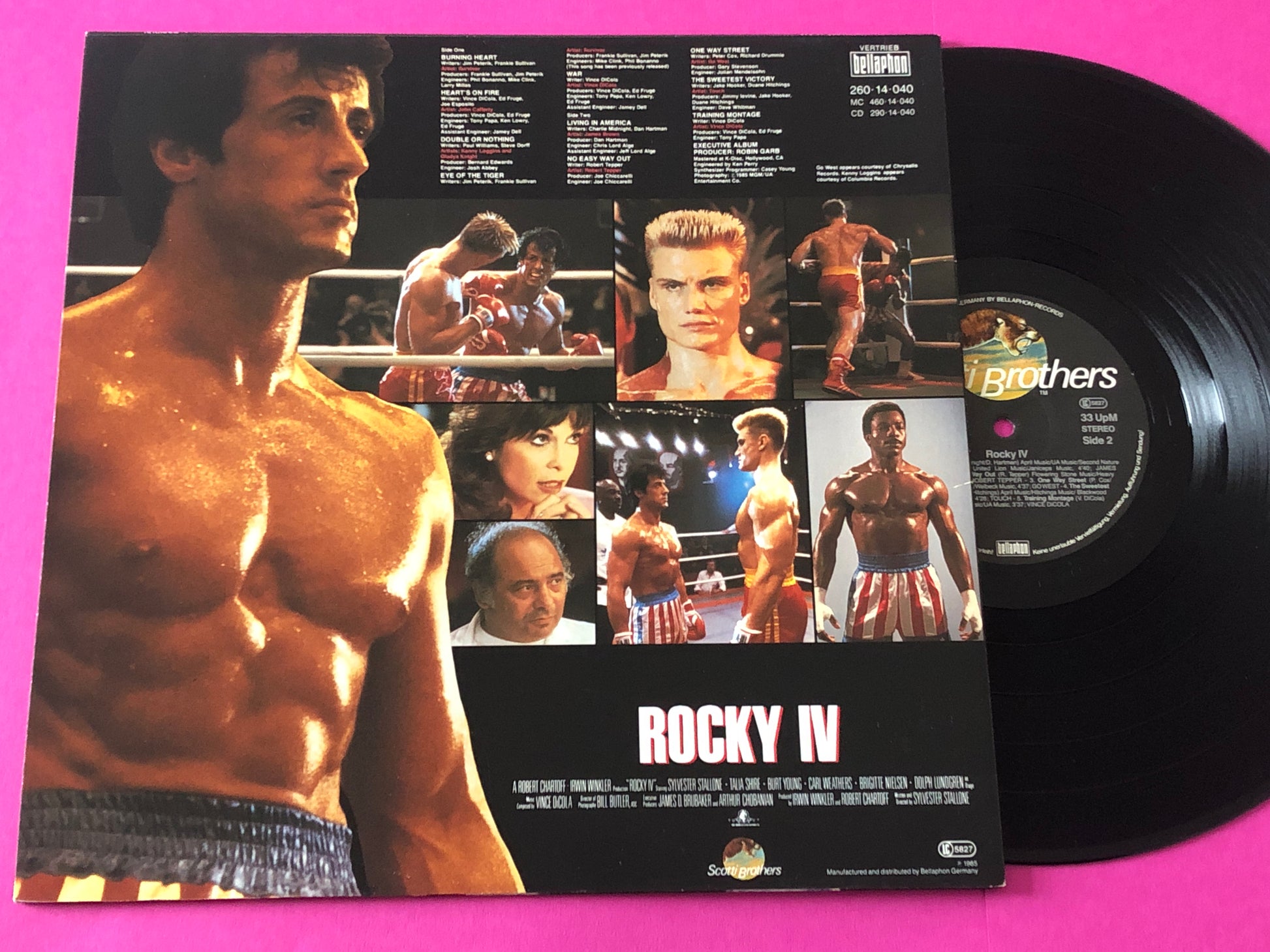 Various : Rocky IV - Original Motion Picture Soundtrack (LP)