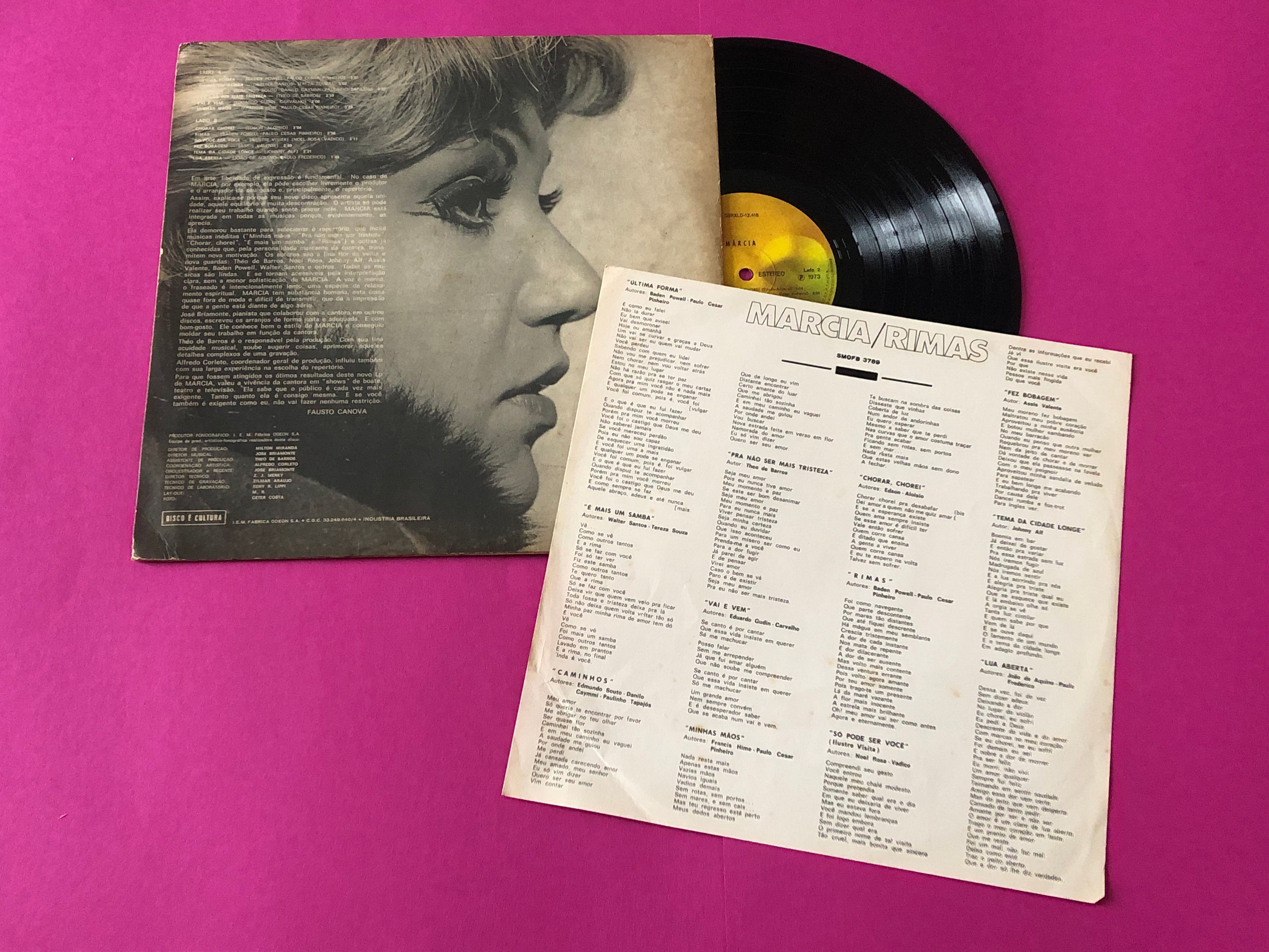 Márcia : Rimas (LP,Album)