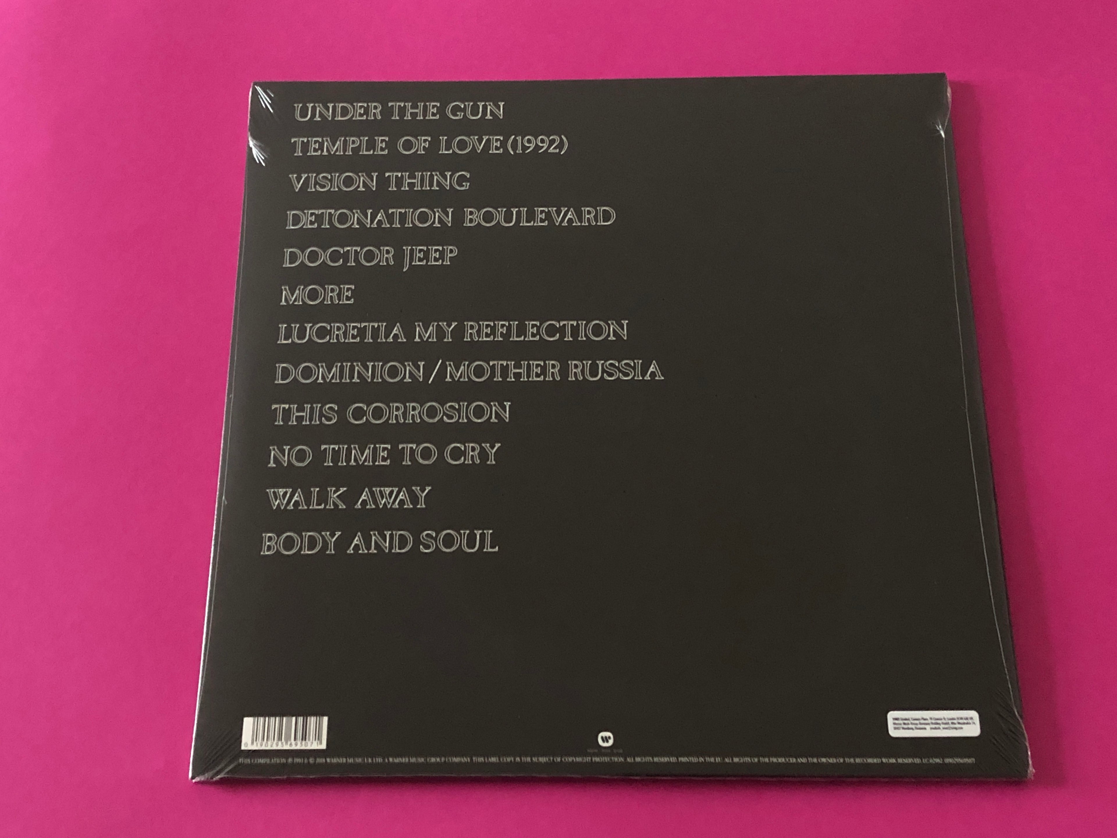Sisters Of Mercy, The : Greatest Hits Volume One - A Slight Case Of Overbombing (LP,Compilation,Reissue,Stereo)