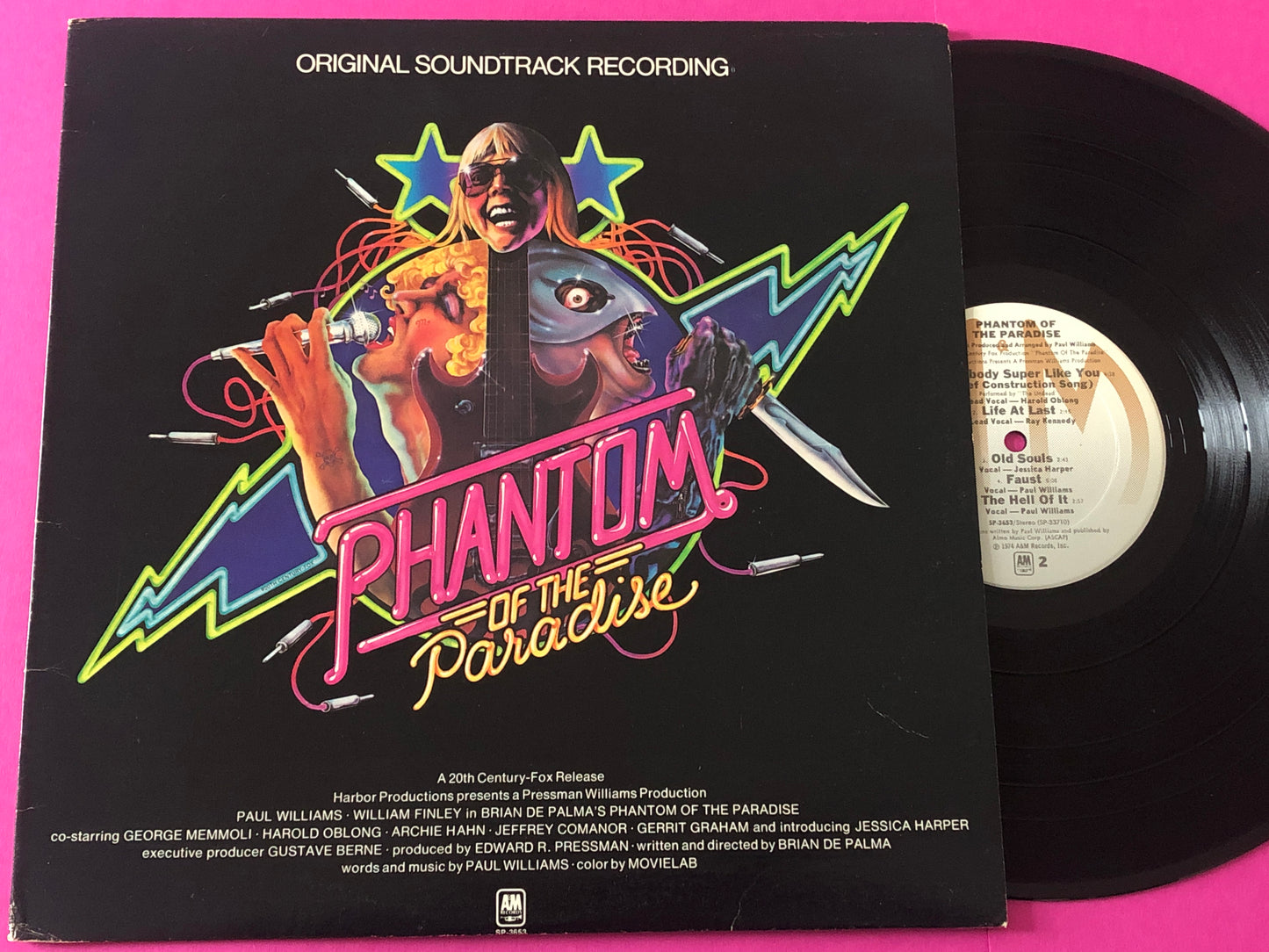 Various : Phantom Of The Paradise - Original Soundtrack Recording (LP,Album)
