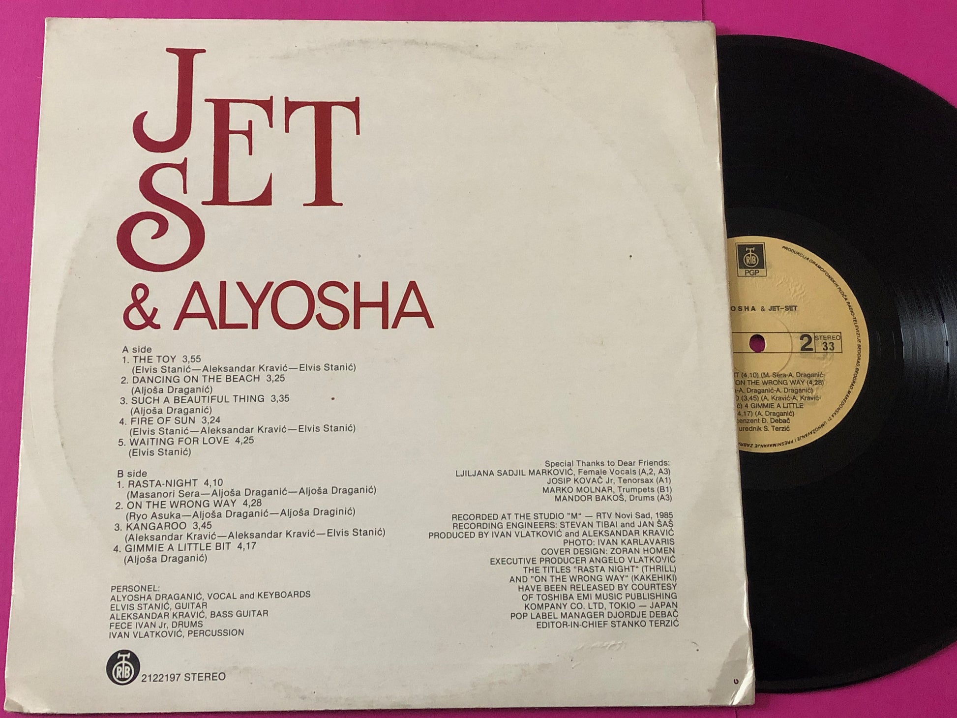 Aljoša Draganić Vrančić & Jet-Set (2) : Alyosha & Jet-Set (LP,Album)