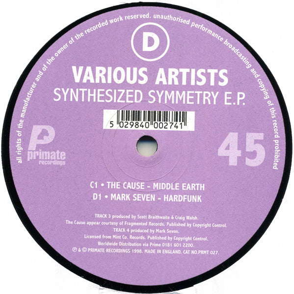 Various : Synthesized Symmetry E.P. (2x12", EP)