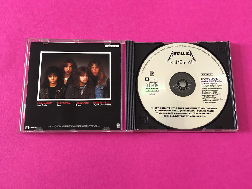 Metallica : Kill 'Em All (Album,Reissue,Repress)