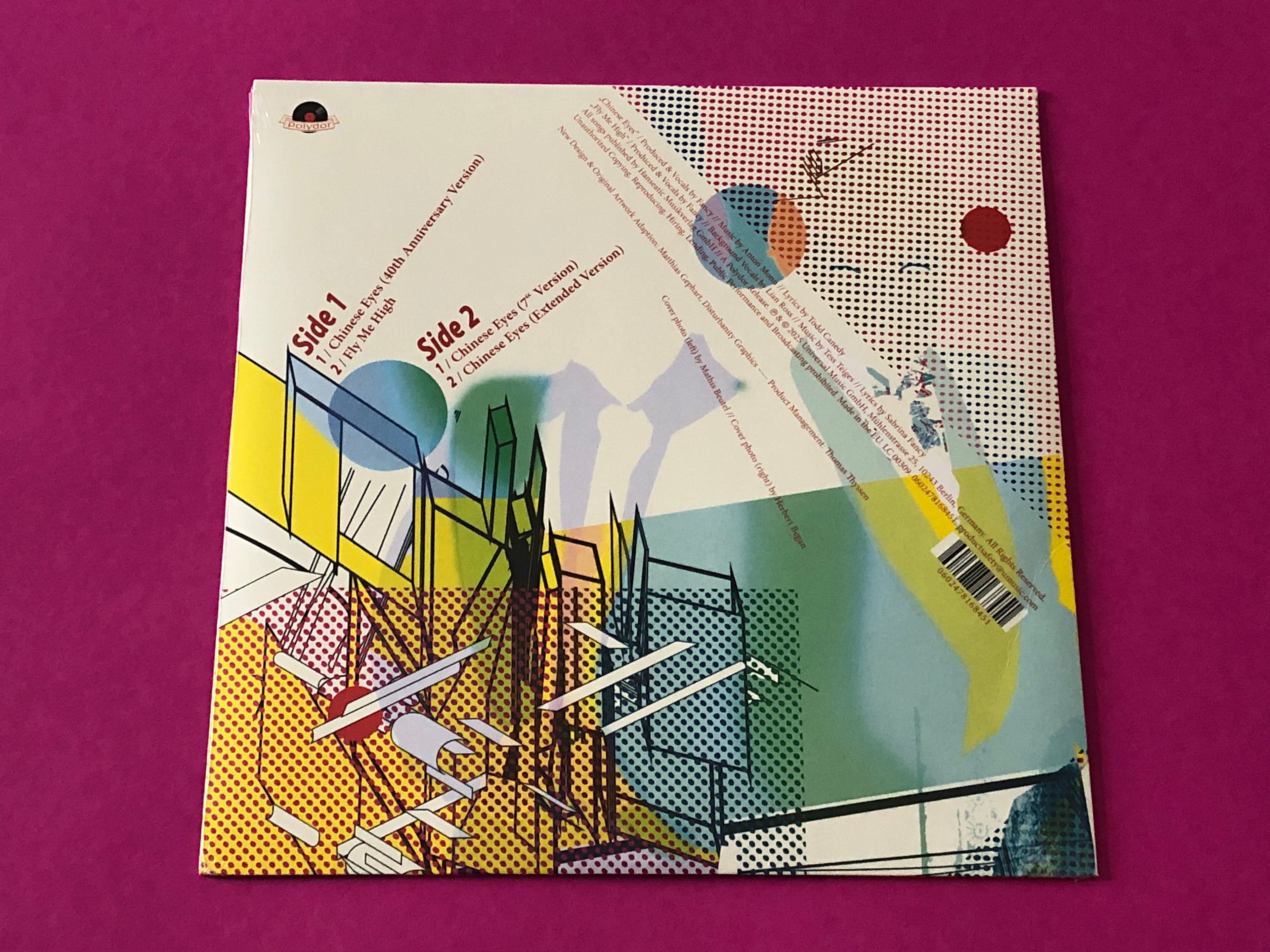 Fancy : Chinese Eyes (40th Anniversary) (10",EP,Limited Edition)