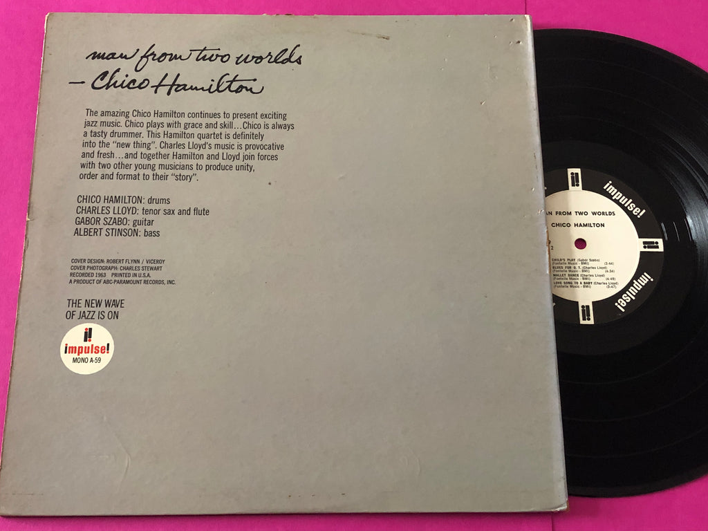 Chico Hamilton : Man From Two Worlds (LP,Album,Promo,White Label,Mono)