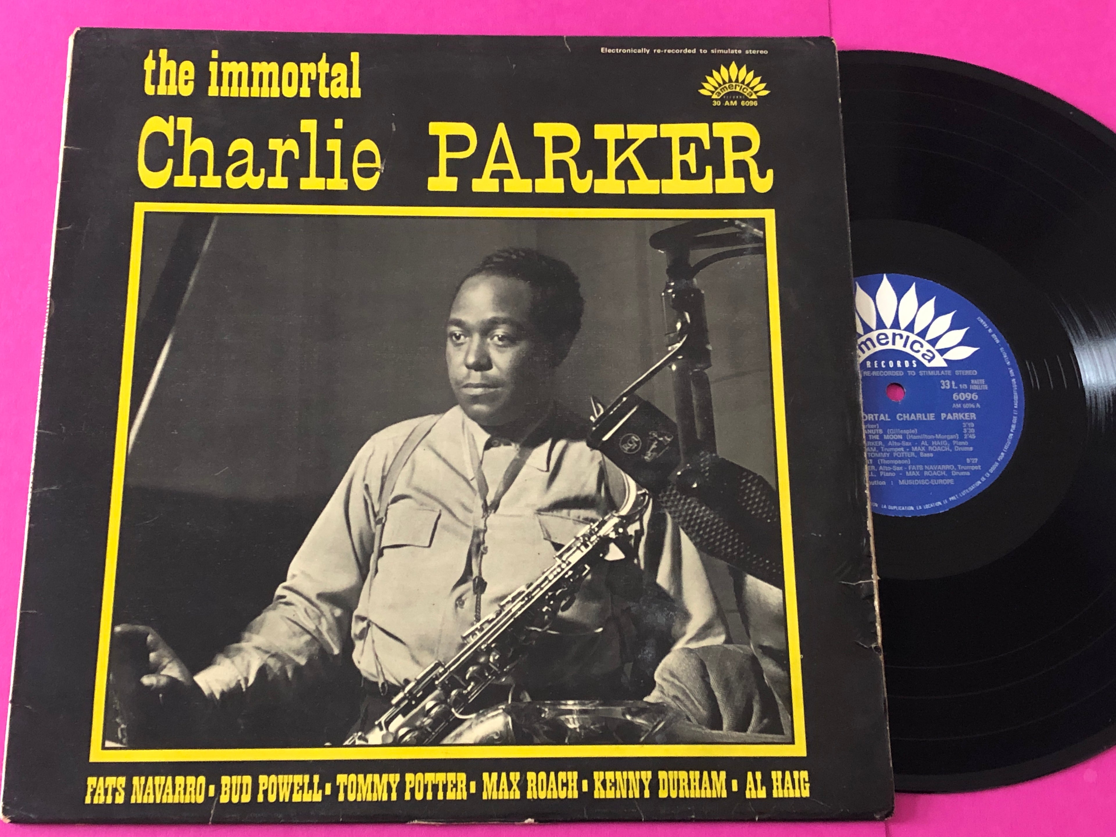 Charlie Parker : The Immortal Charlie Parker (LP,Compilation,Stereo)
