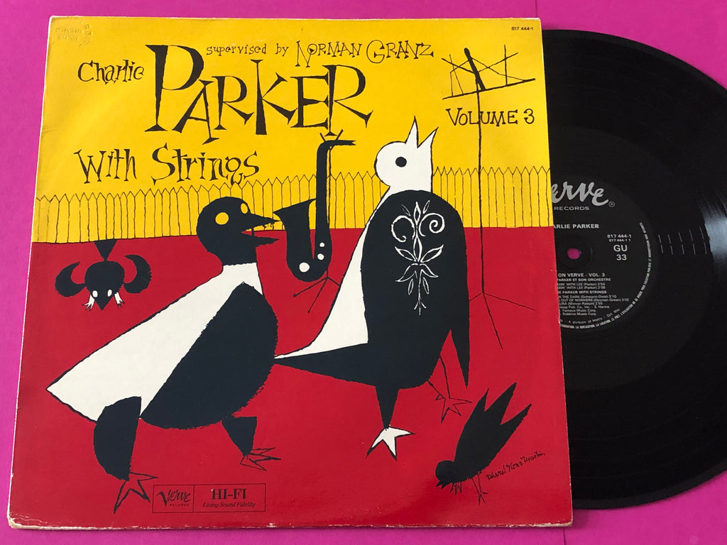 Charlie Parker : Bird On Verve - Volume 3 (With Strings) (LP,Compilation)
