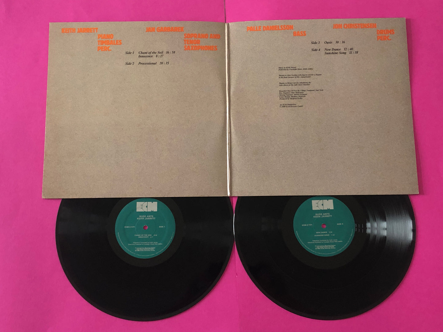 Keith Jarrett : Nude Ants (Live At The Village Vanguard) (LP,Album)