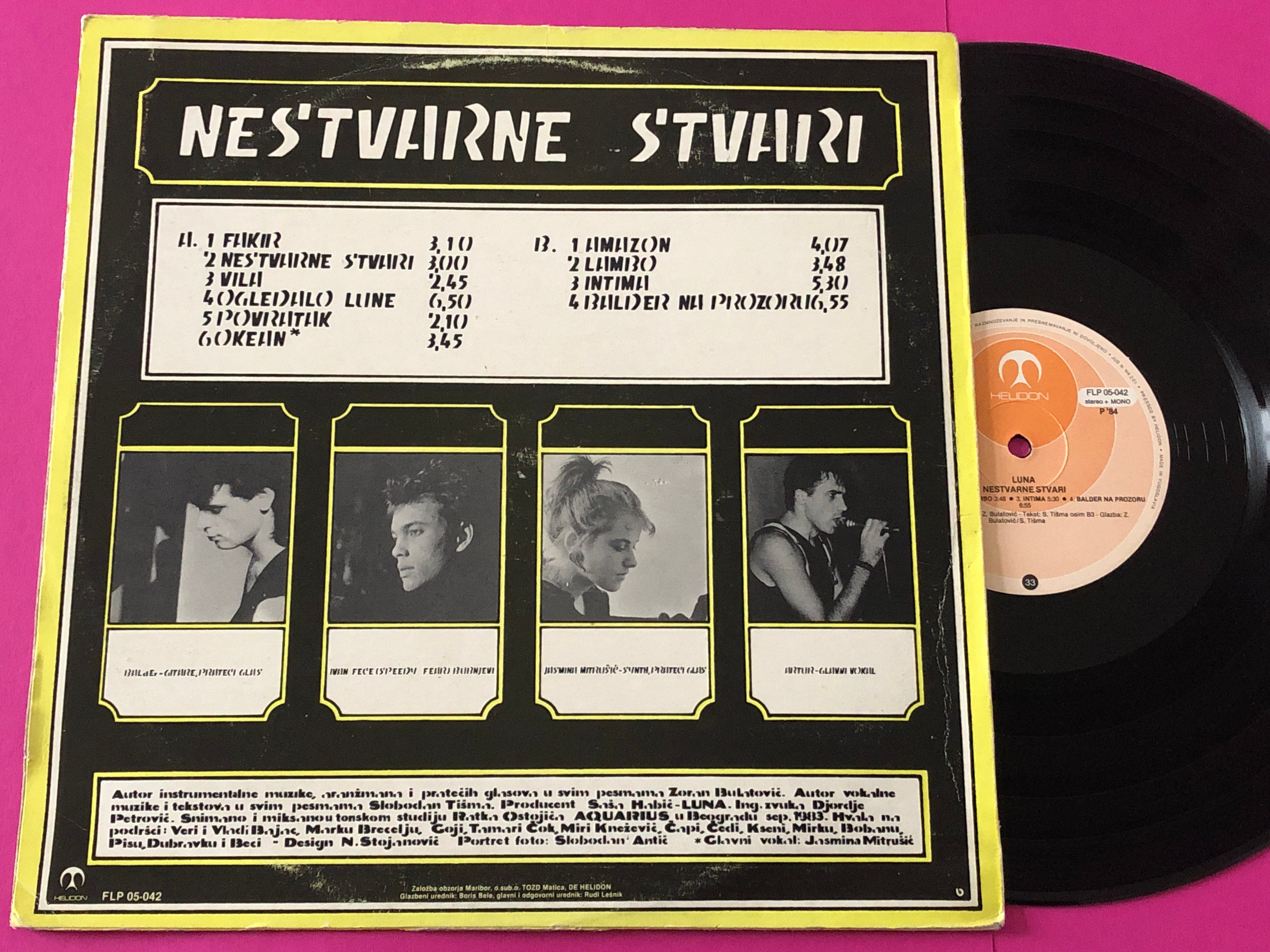 Luna (22) : Nestvarne Stvari (LP,Album)