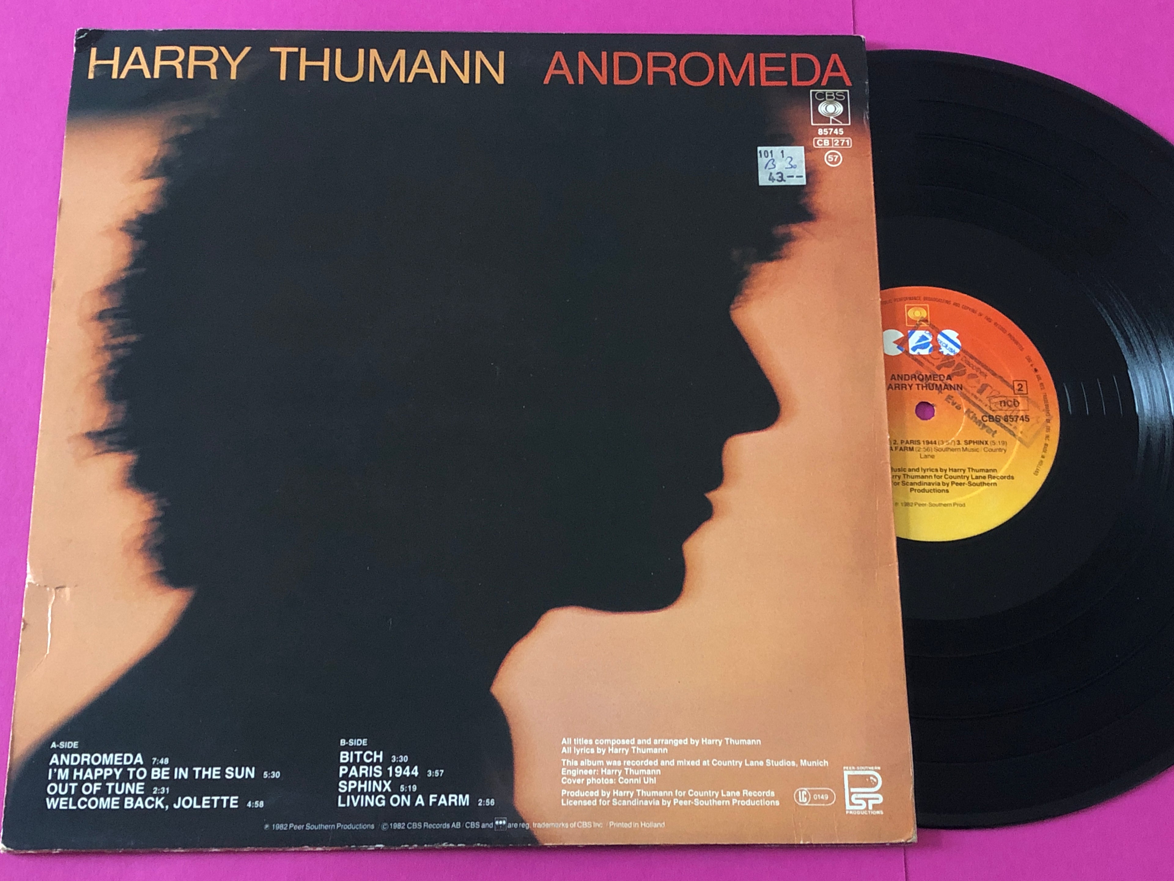 Harry Thumann : Andromeda (LP,Album)
