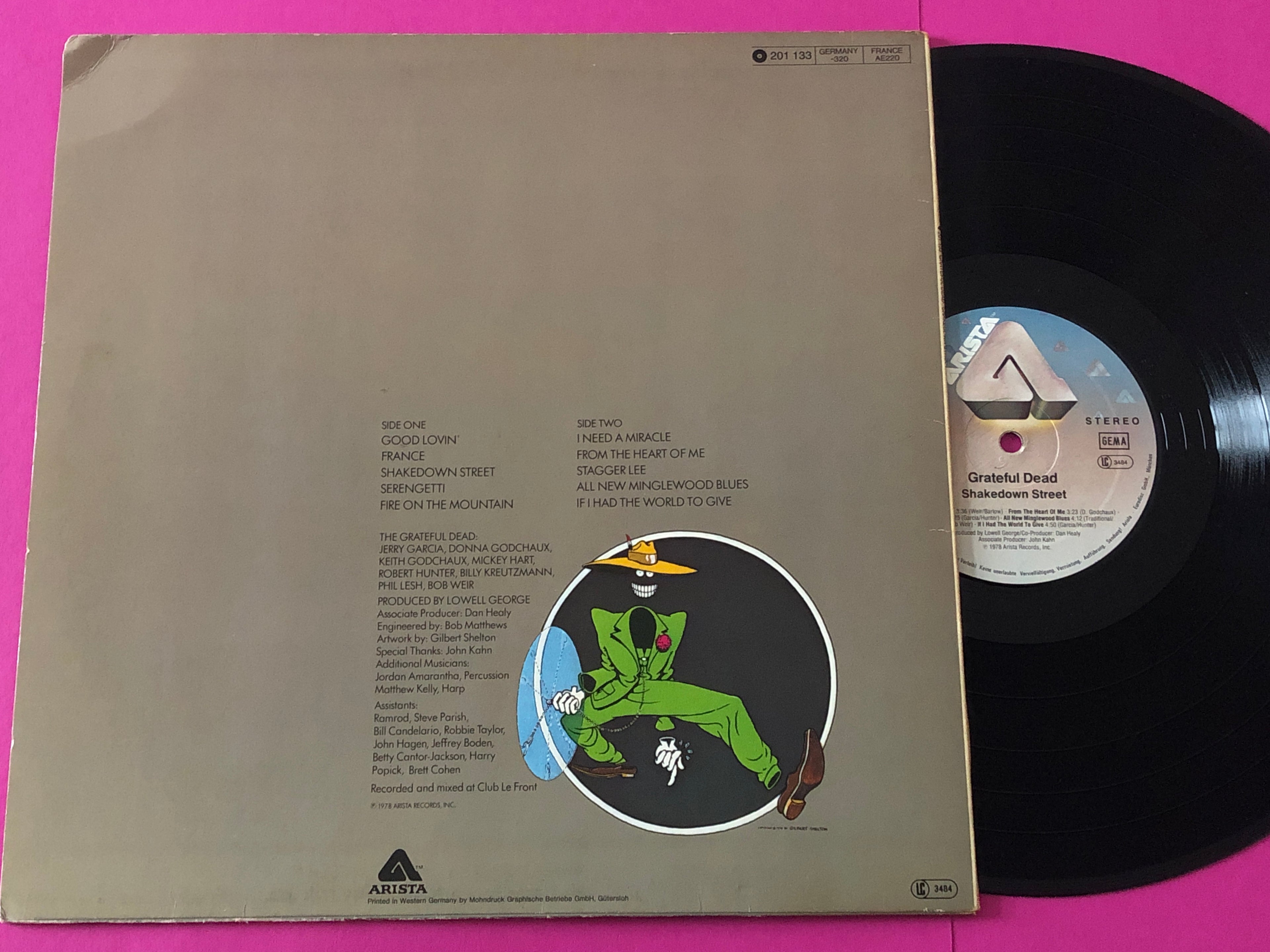 The Grateful Dead : Shakedown Street (LP,Album,Reissue)