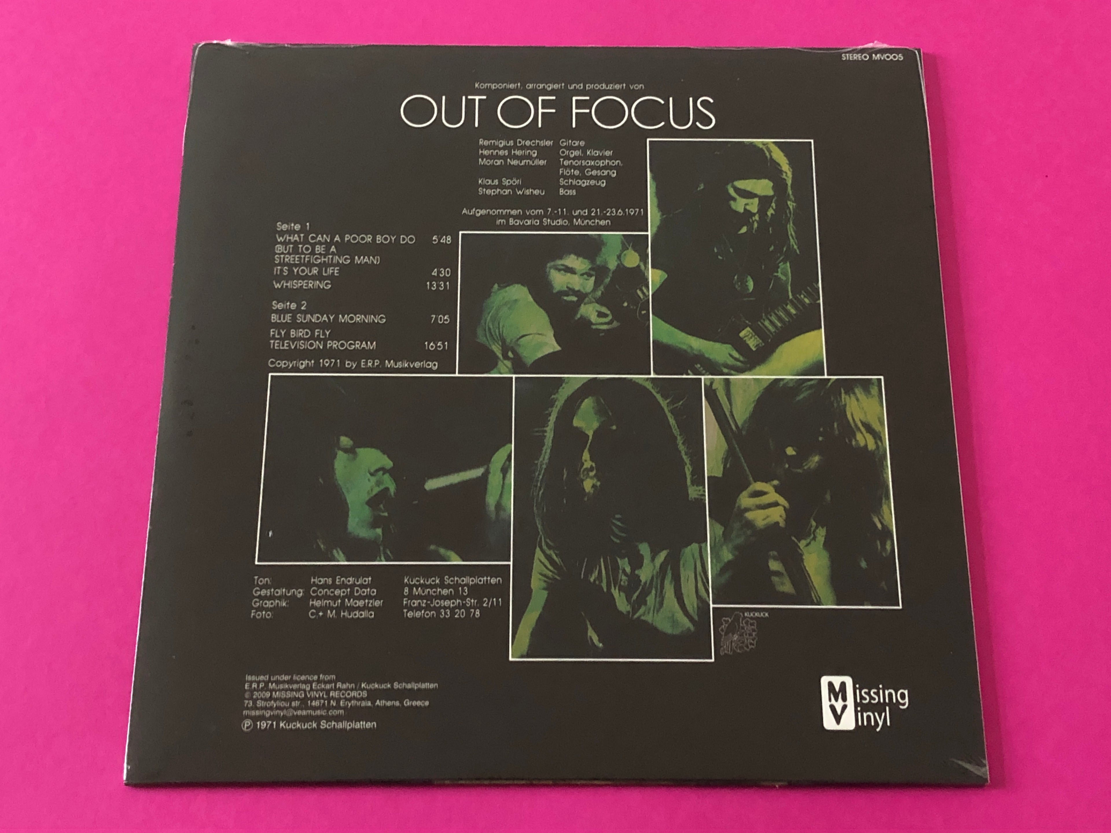 Out Of Focus : Out Of Focus (LP,Album,Limited Edition,Reissue,Remastered,Stereo)