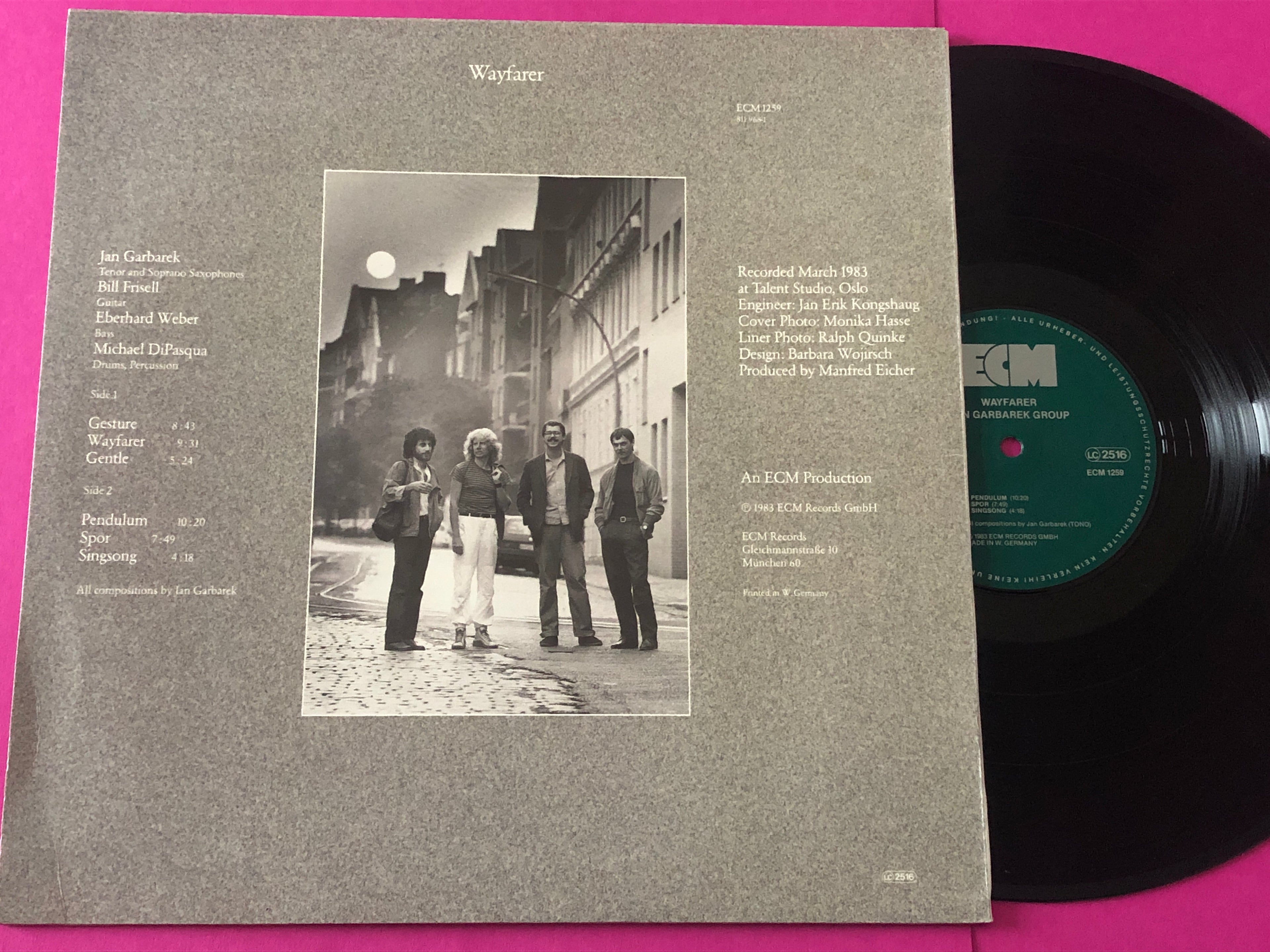 Jan Garbarek Group : Wayfarer (LP,Album,Stereo)