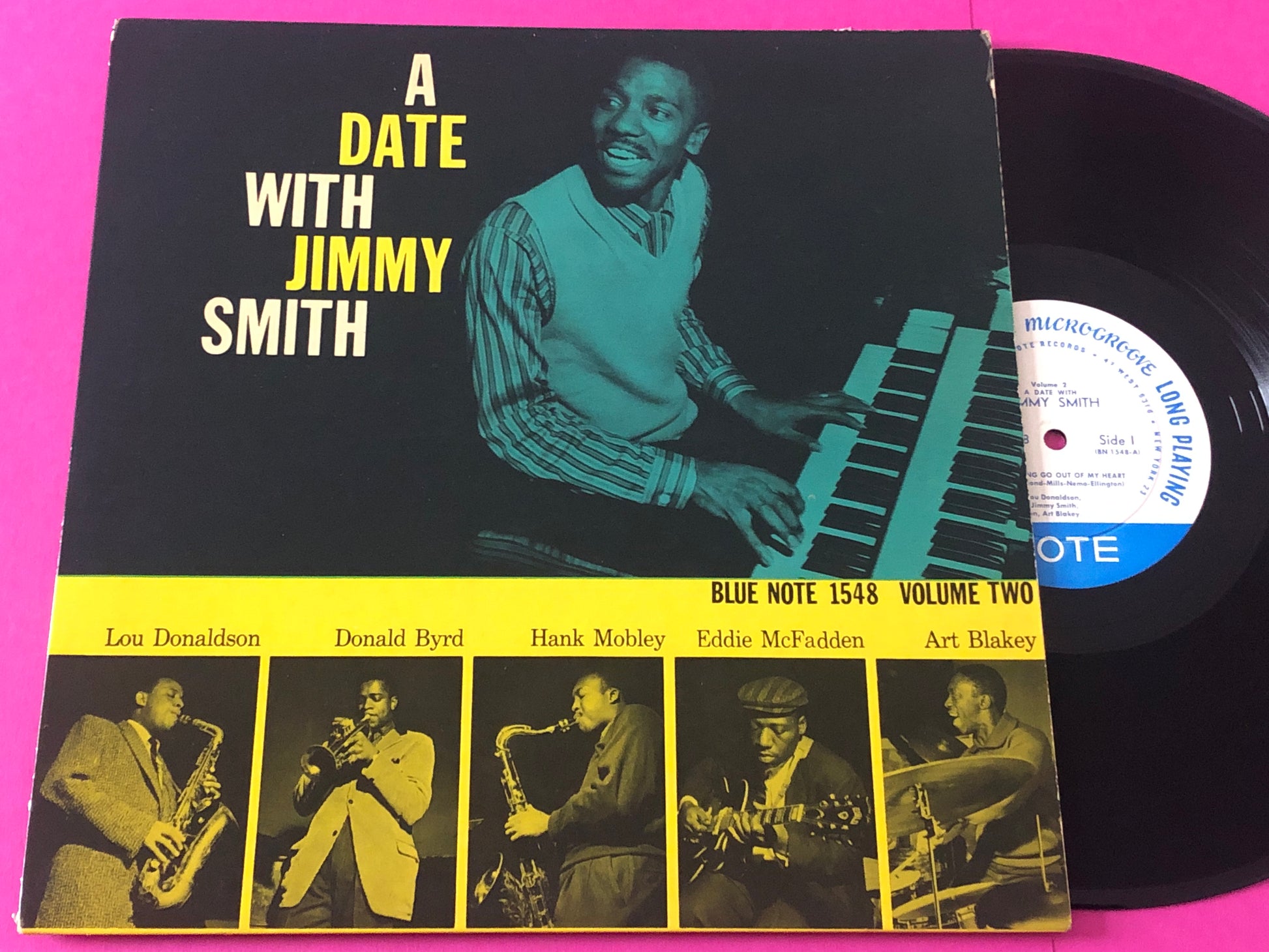Jimmy Smith : A Date With Jimmy Smith, Vol. 2 (LP,Mono)