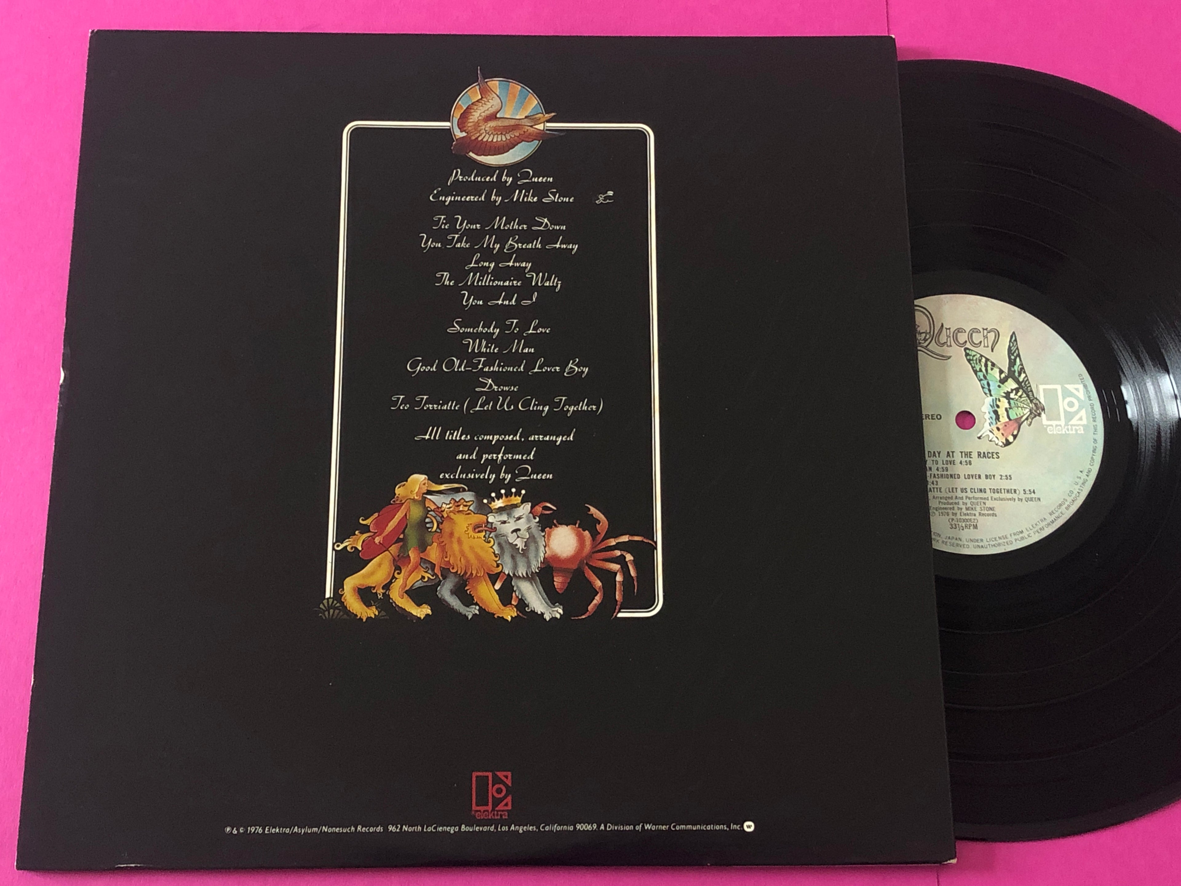 Queen : A Day At The Races = 華麗なるレース (LP,Album,Reissue)