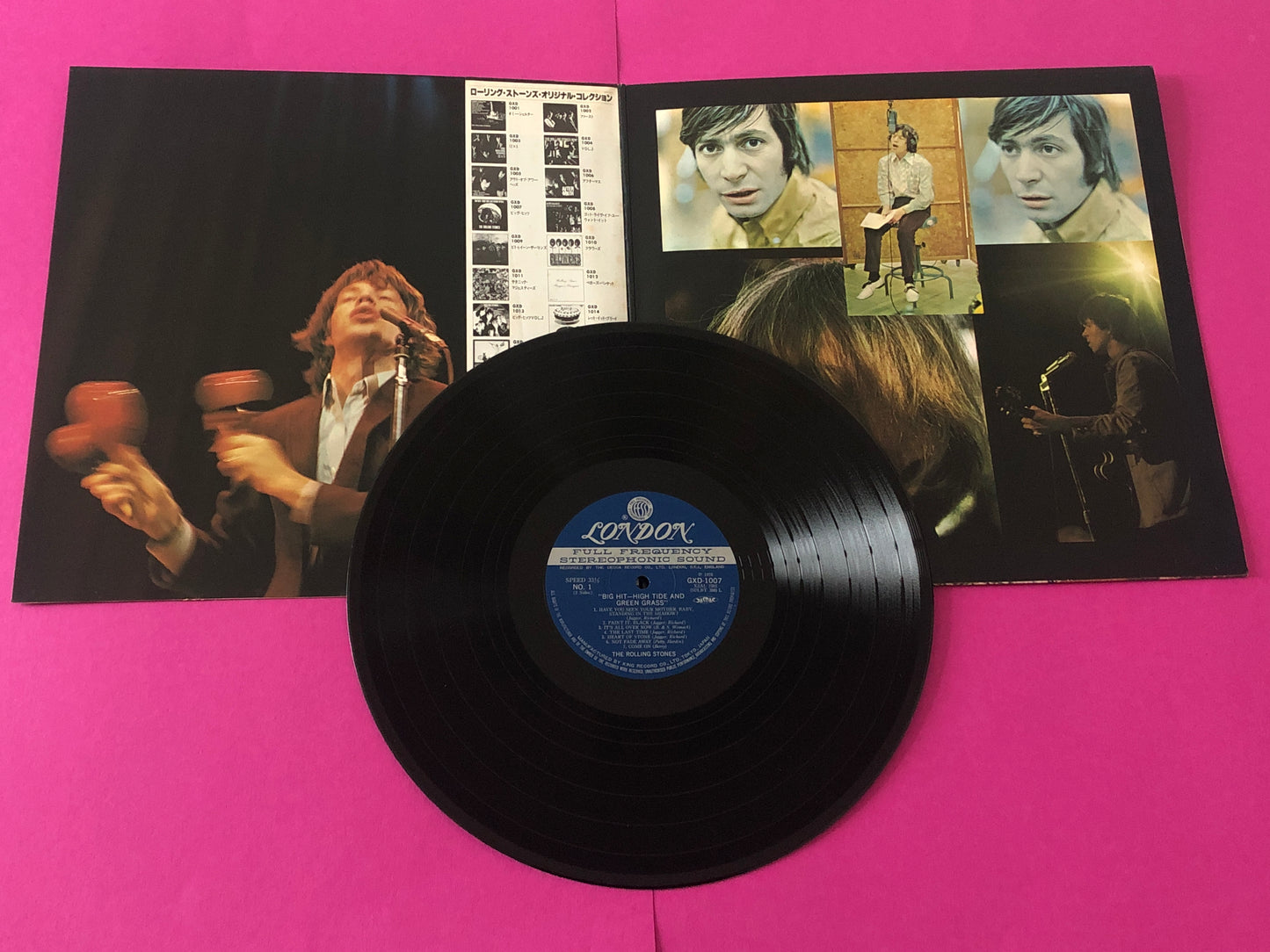 The Rolling Stones : Big Hits [High Tide And Green Grass] (LP,Compilation,Reissue,Stereo)