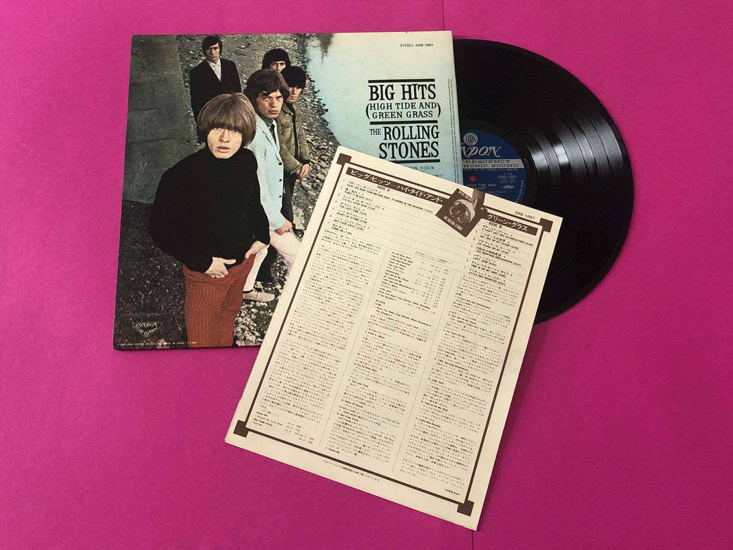 The Rolling Stones : Big Hits [High Tide And Green Grass] (LP,Compilation,Reissue,Stereo)