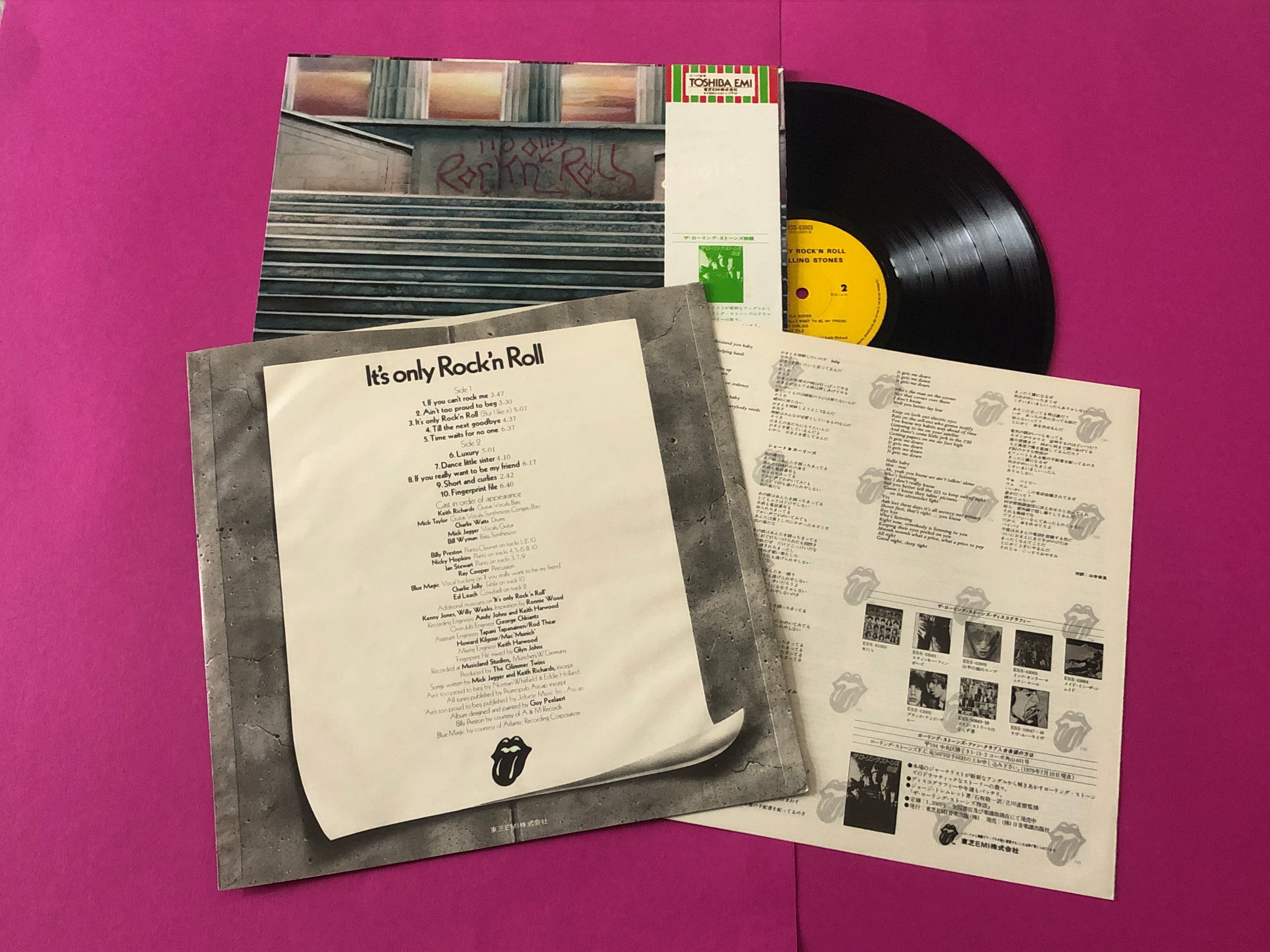 The Rolling Stones : It's Only Rock 'N Roll (LP,Album,Reissue)