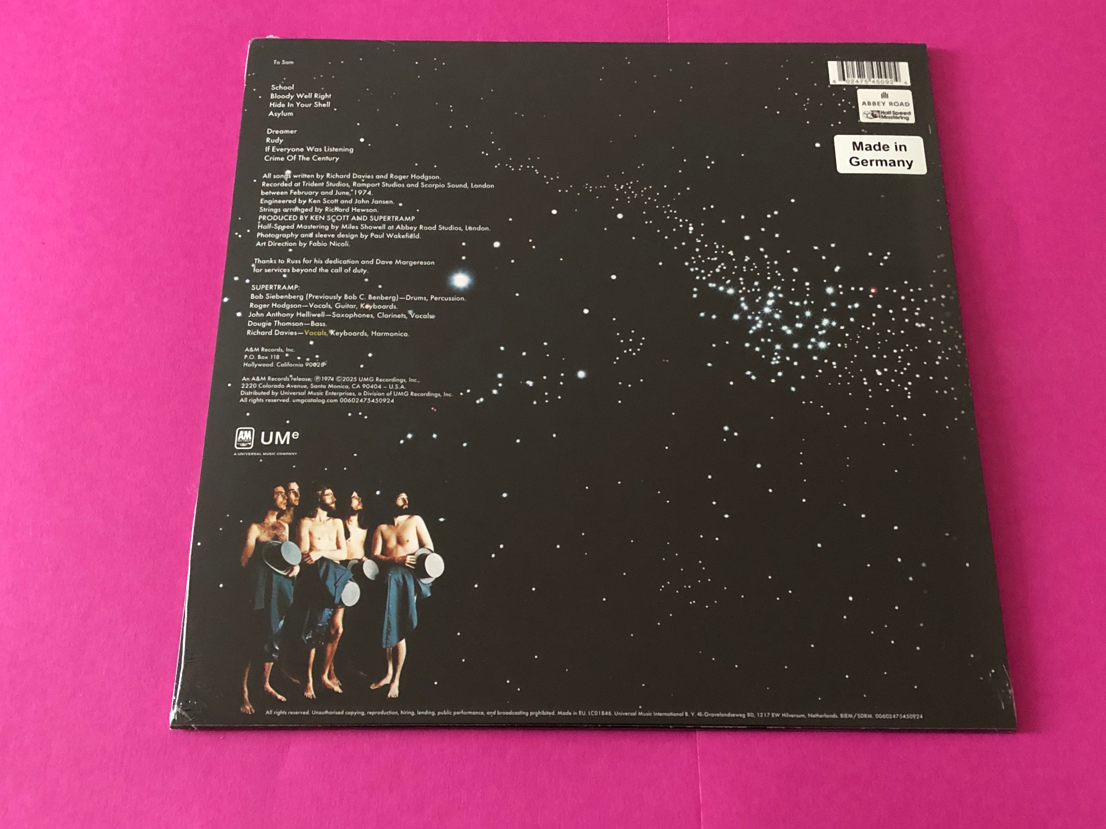 Supertramp : Crime Of The Century (LP,Album,Reissue,Remastered)