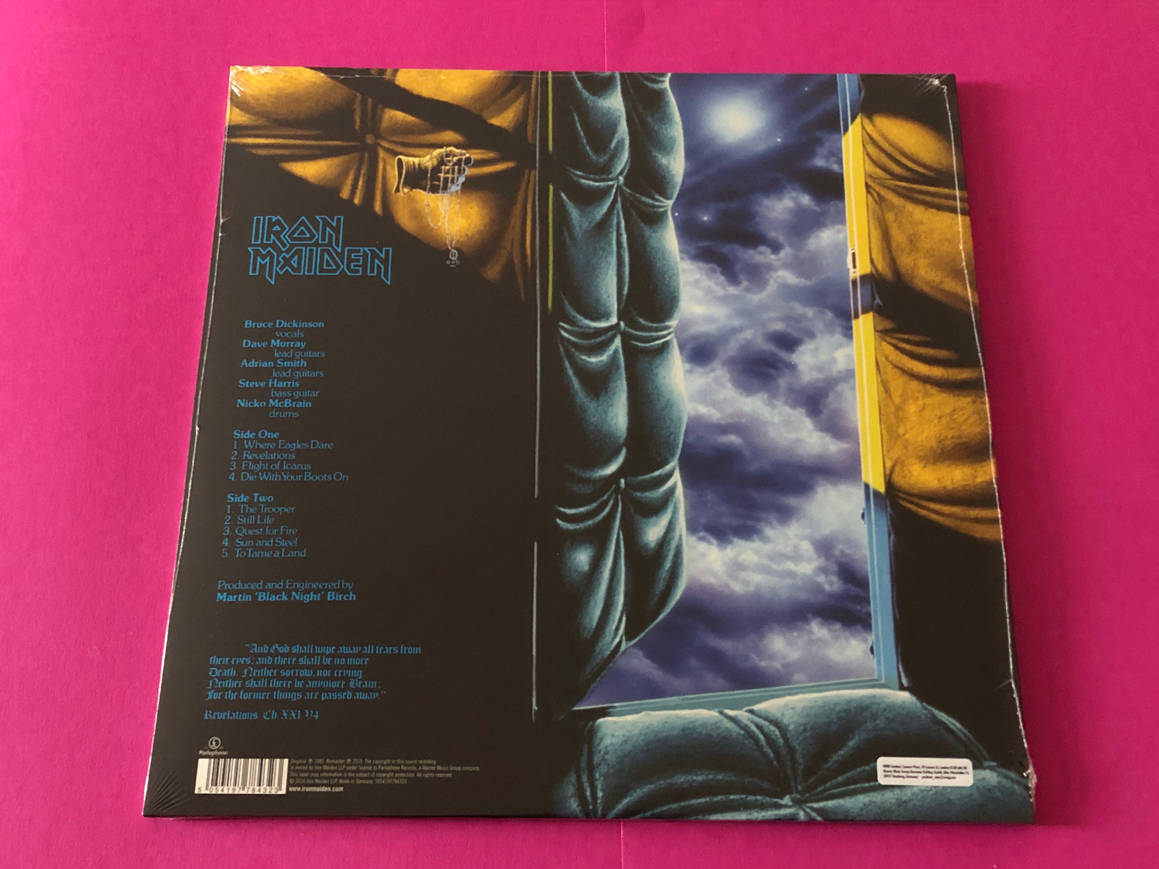 Iron Maiden : Piece Of Mind (LP,Album,Reissue,Remastered,Stereo)
