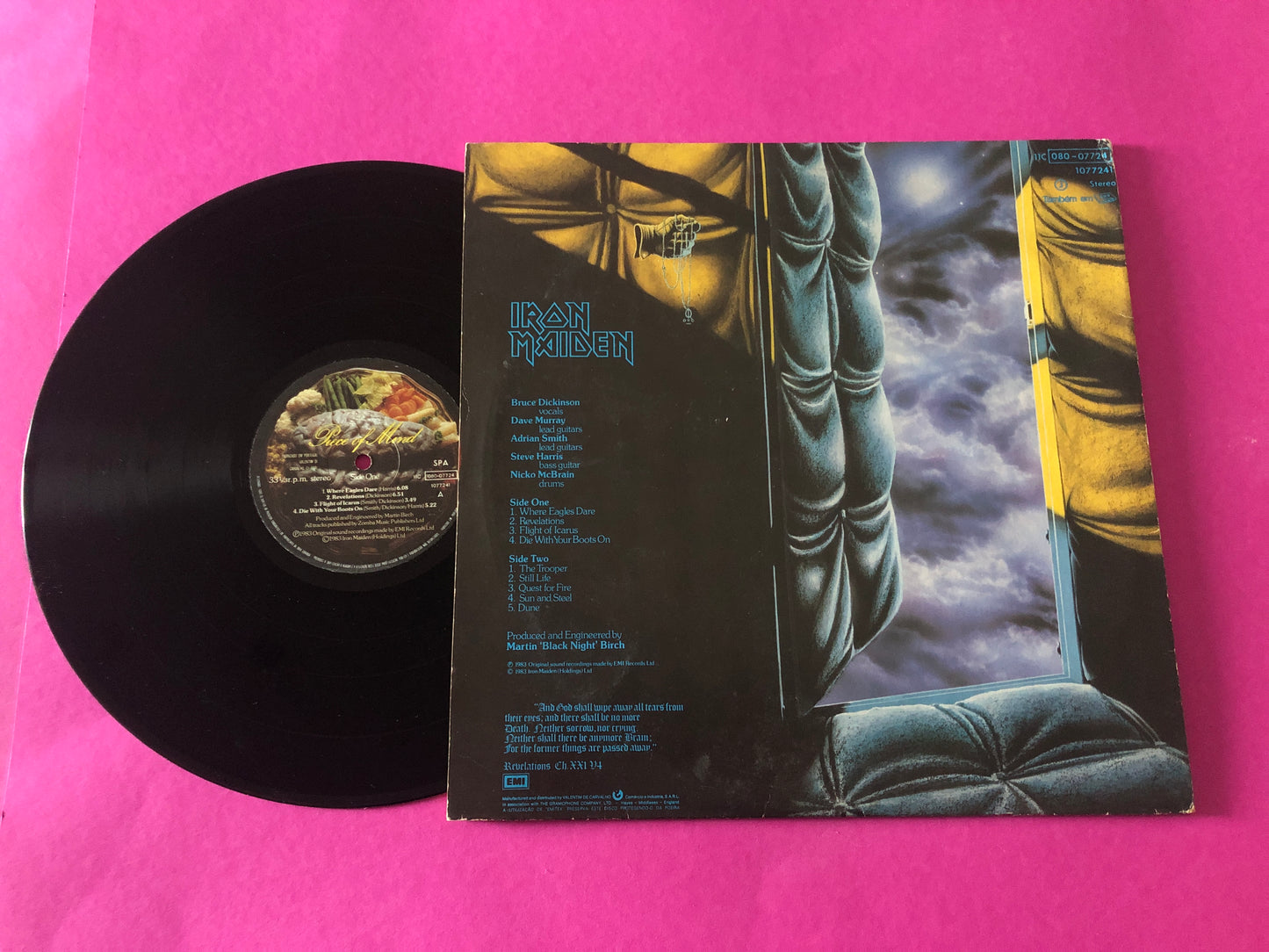 Iron Maiden : Piece Of Mind (LP, Album, Gat)