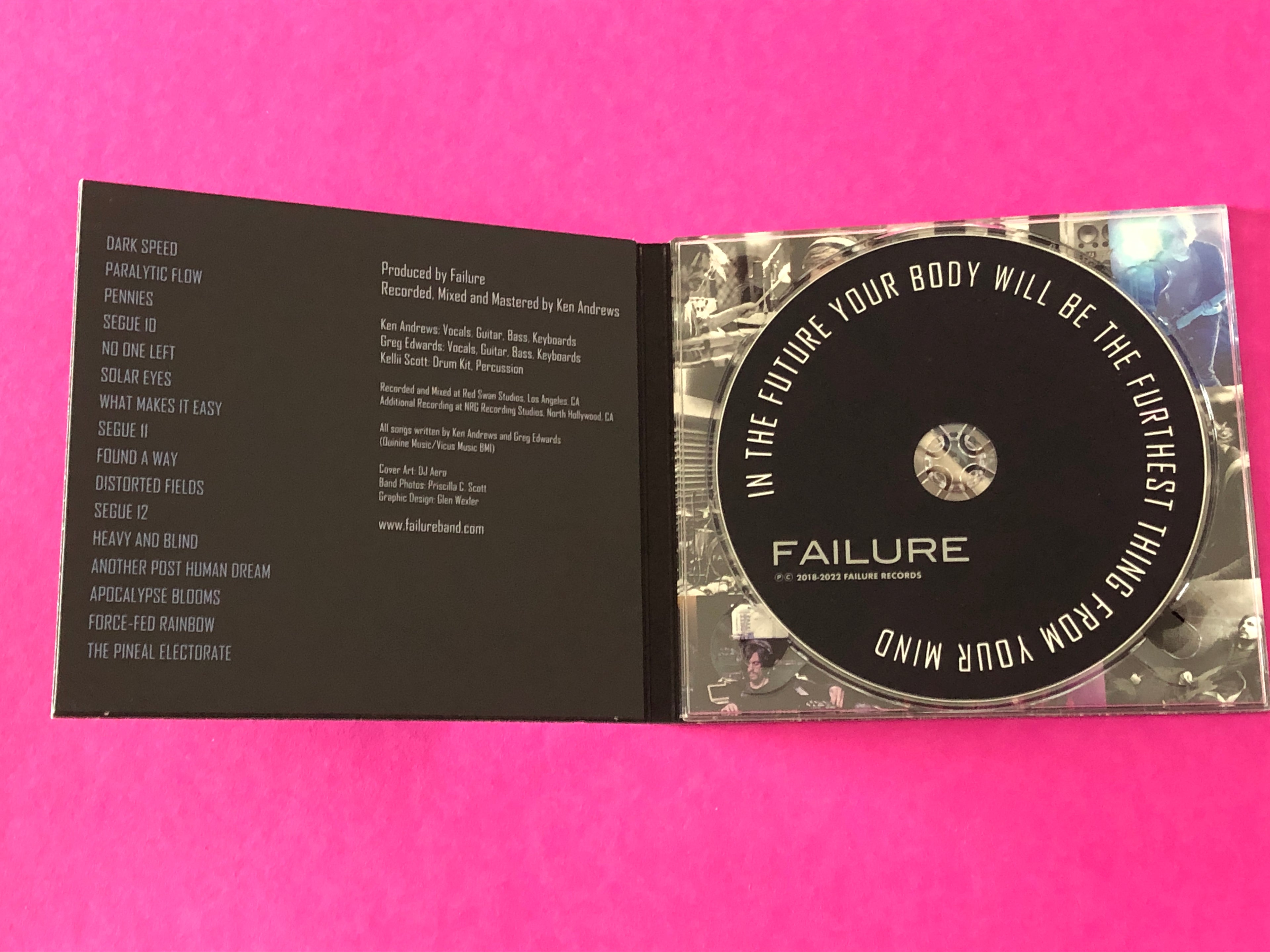 Failure : In The Future Your Body Will Be The Furthest Thing From Your Mind (Album)