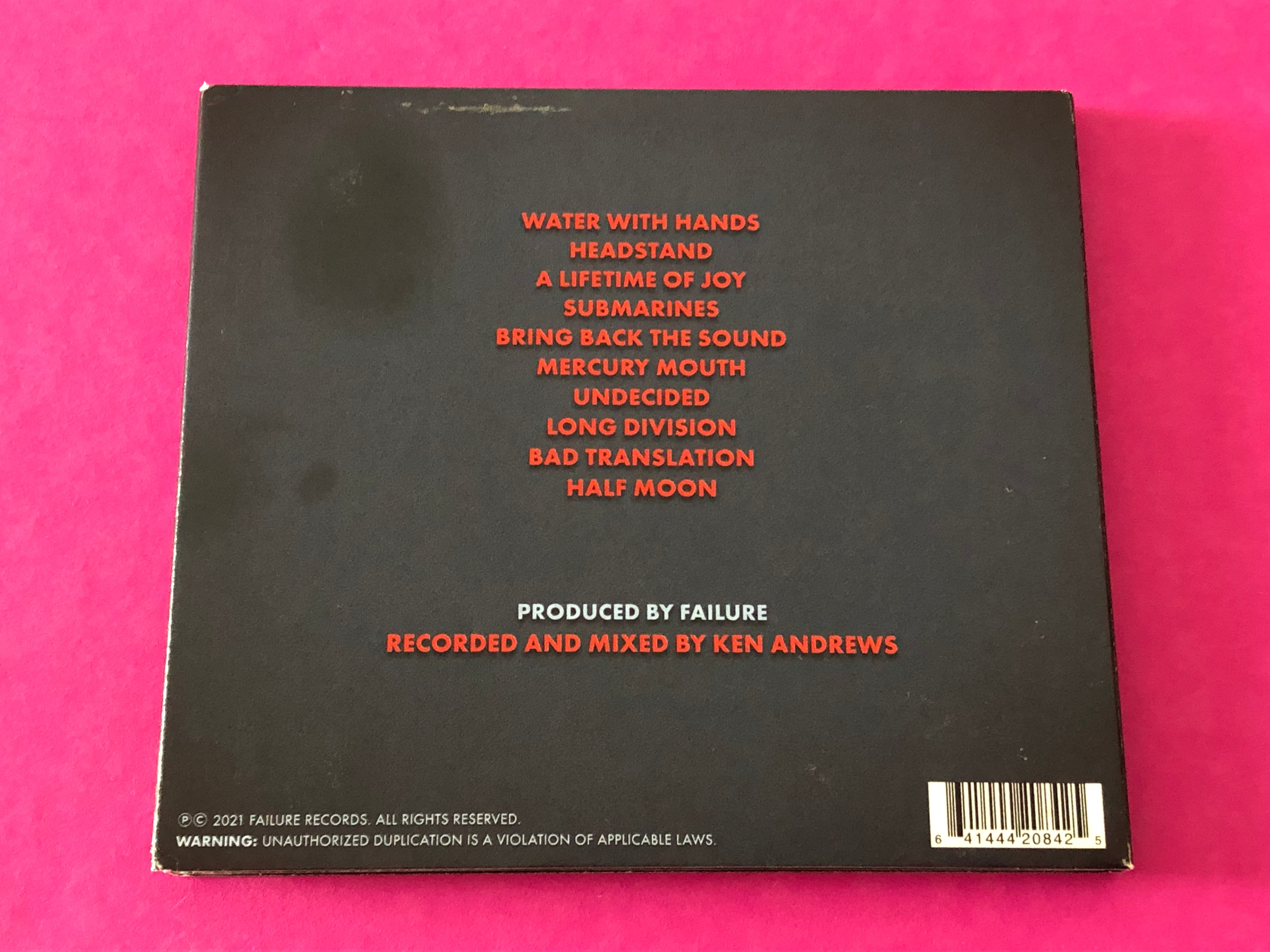 Failure : Wild Type Droid (Album,Stereo)