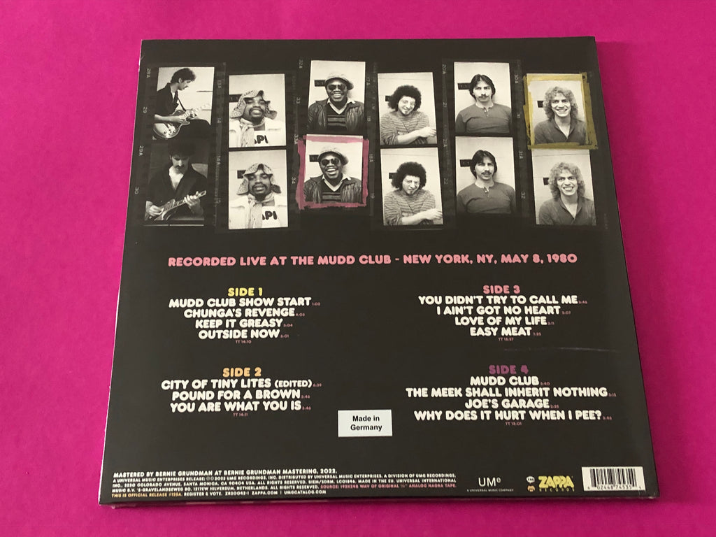 Frank Zappa : Zappa '80 Mudd Club (LP,45 RPM,Album,Stereo)