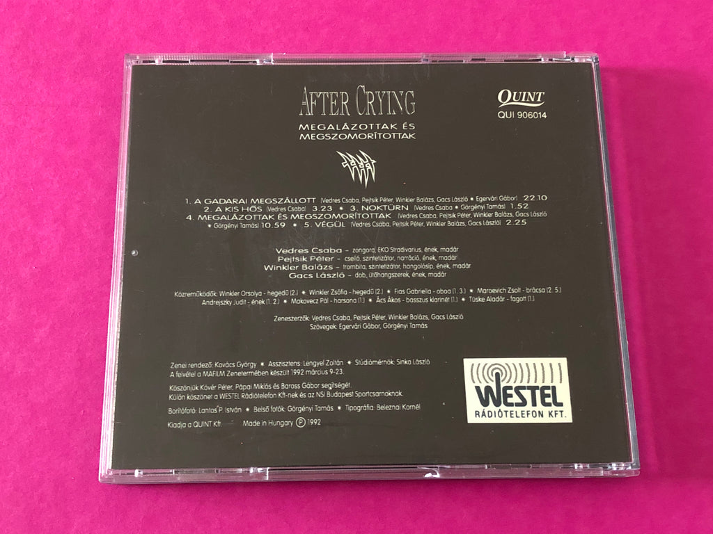 After Crying : Megalázottak És Megszomorítottak (Album)