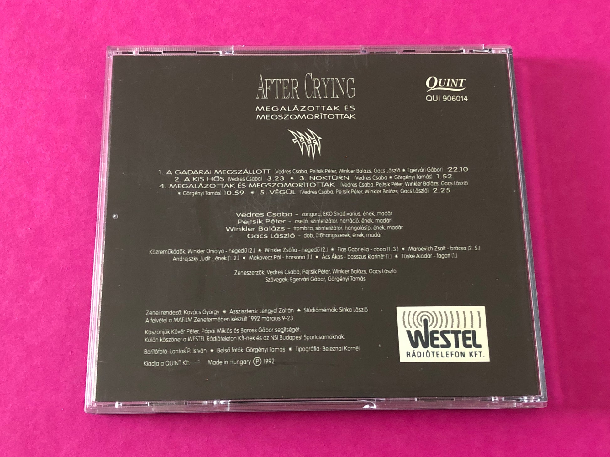 After Crying : Megalázottak És Megszomorítottak (Album)