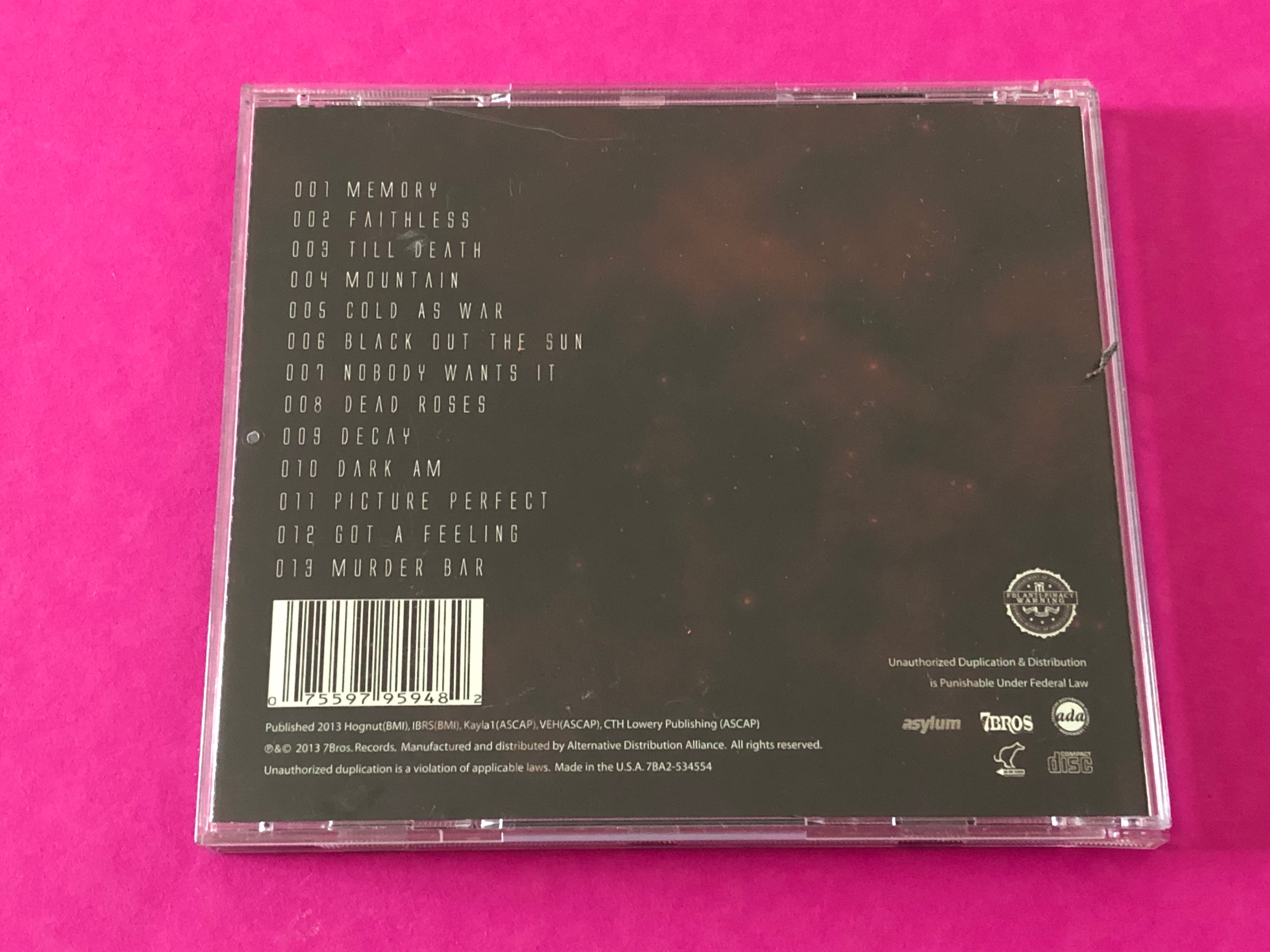 Sevendust : Black Out The Sun (Album,Stereo)