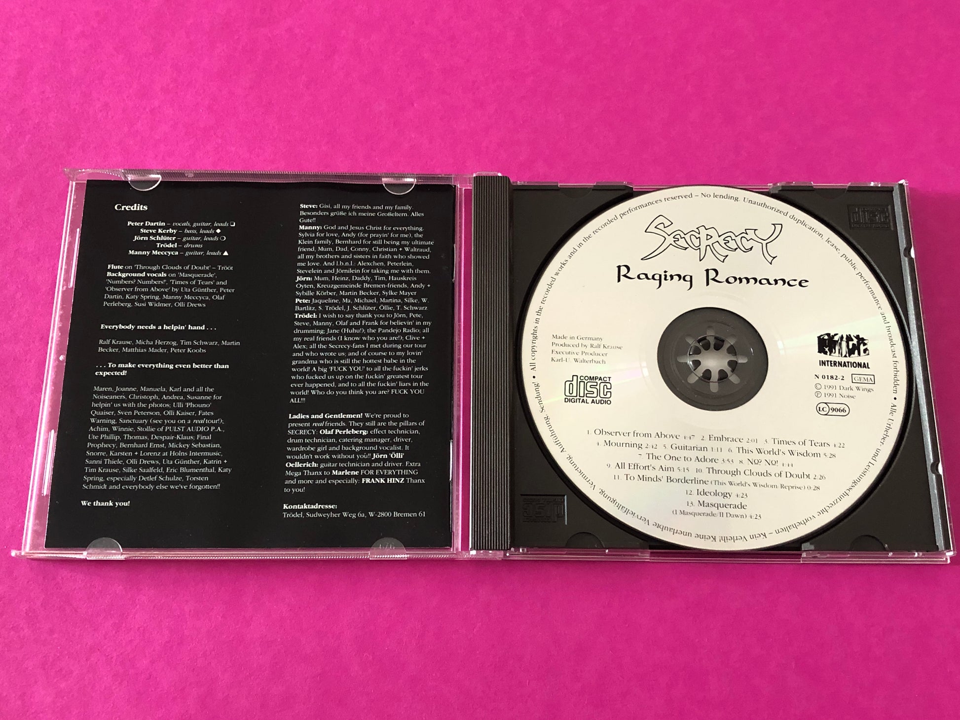 Secrecy (2) : Raging Romance (Album)