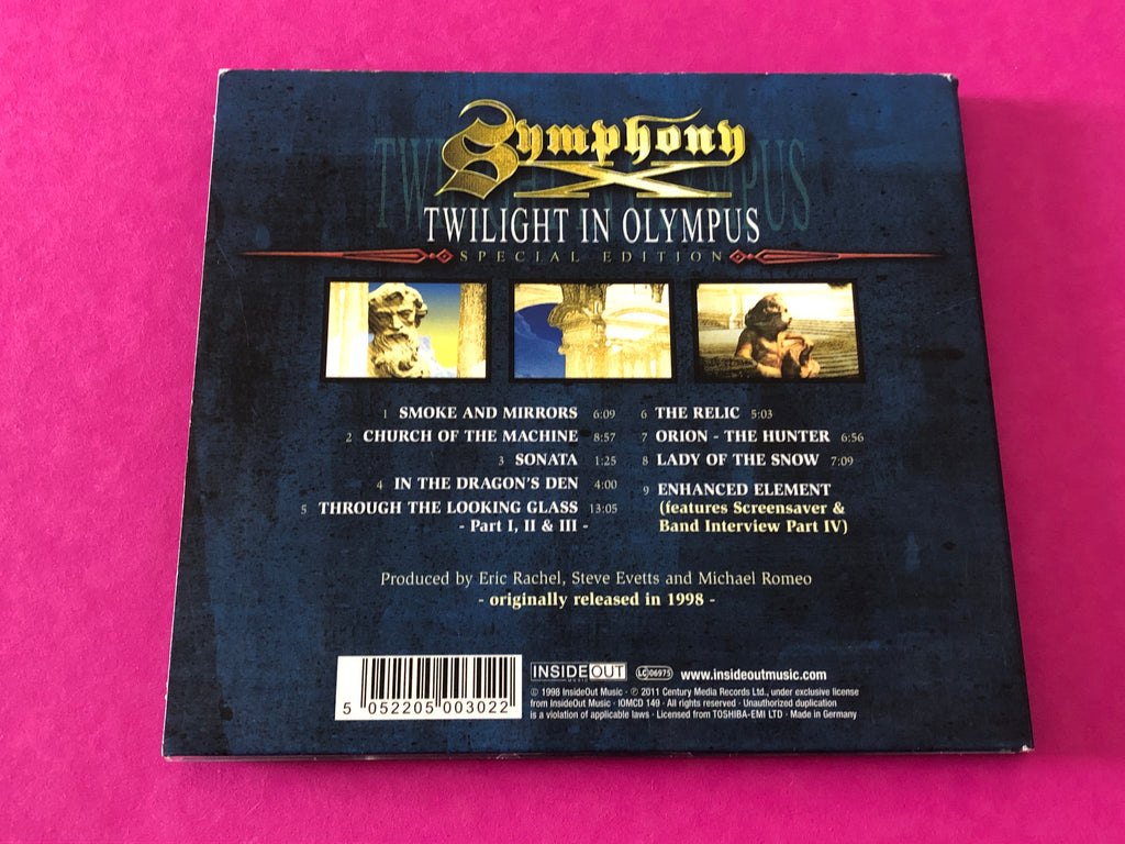 Symphony X : Twilight In Olympus (Album,Enhanced,Reissue,Special Edition)